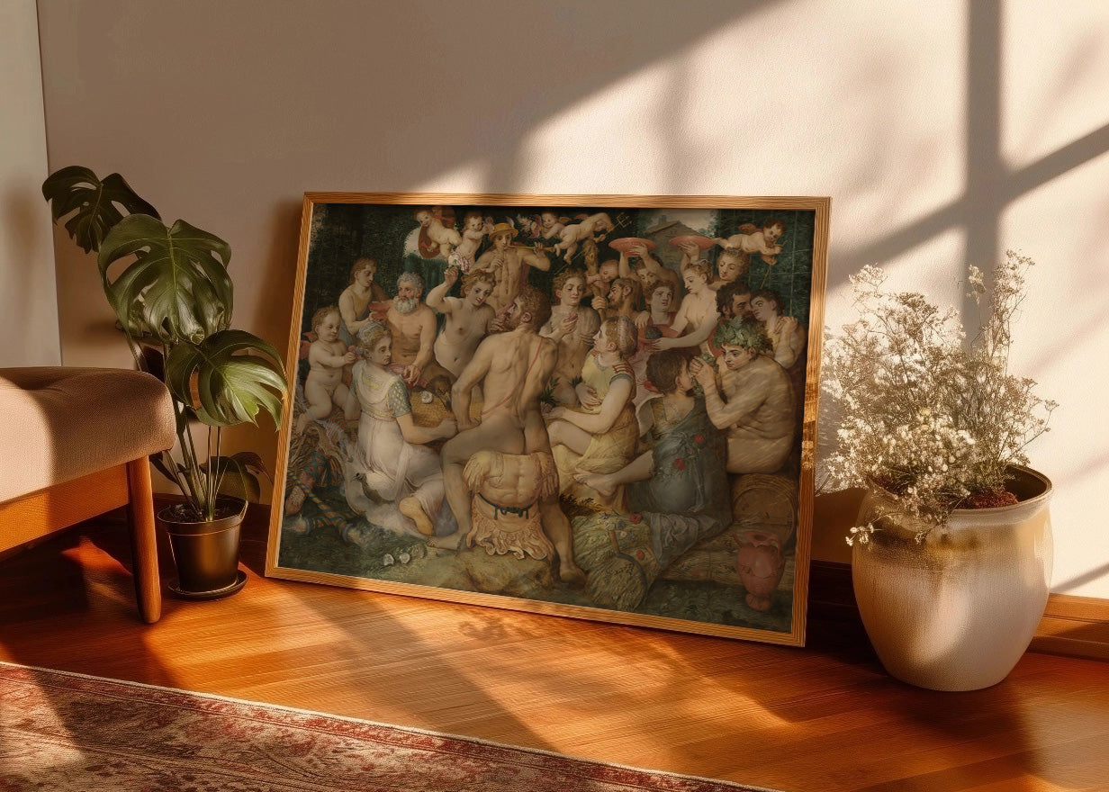 Cuadro Banquete de los dioses (Frans Floris)