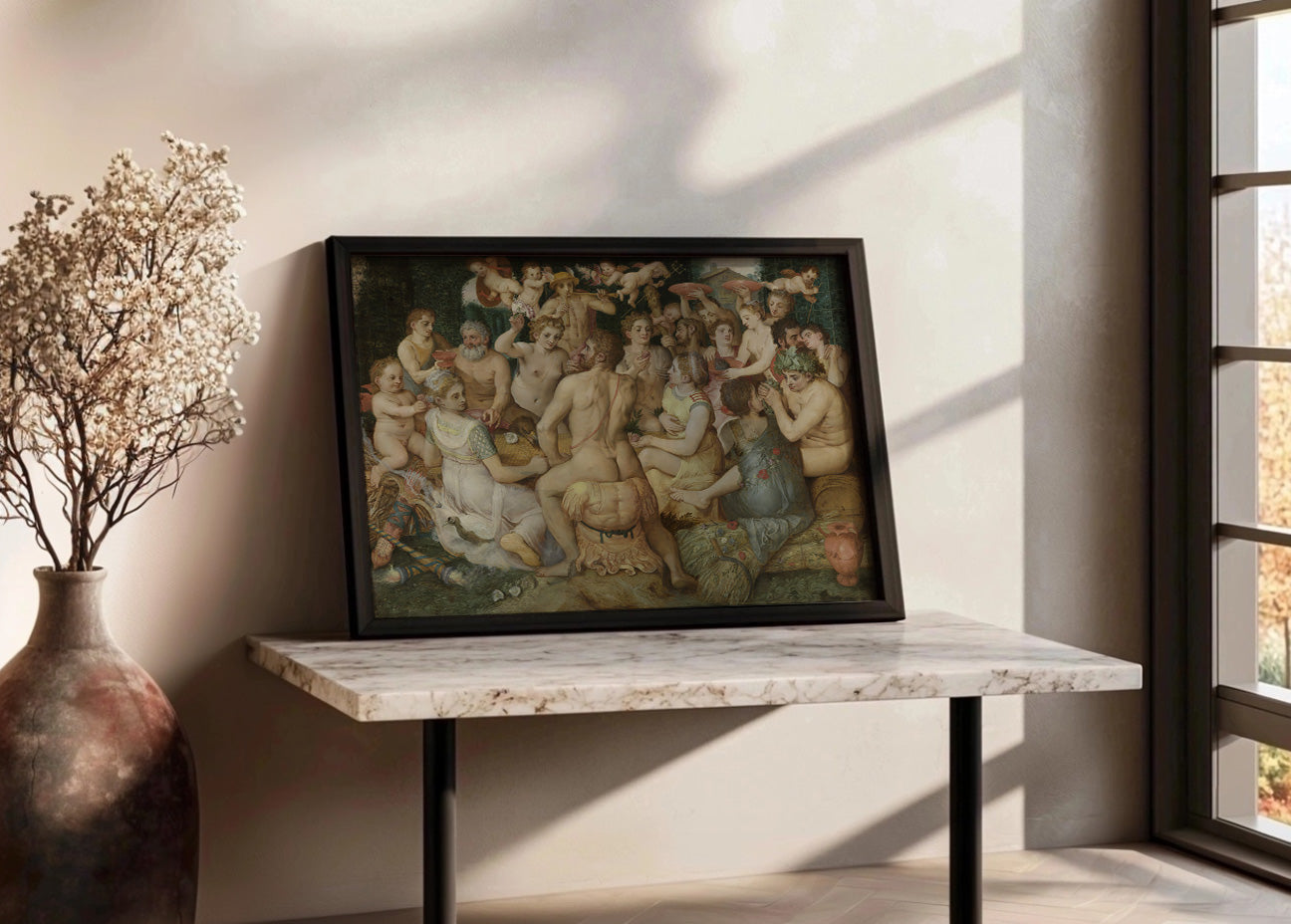 Cuadro Banquete de los dioses (Frans Floris)