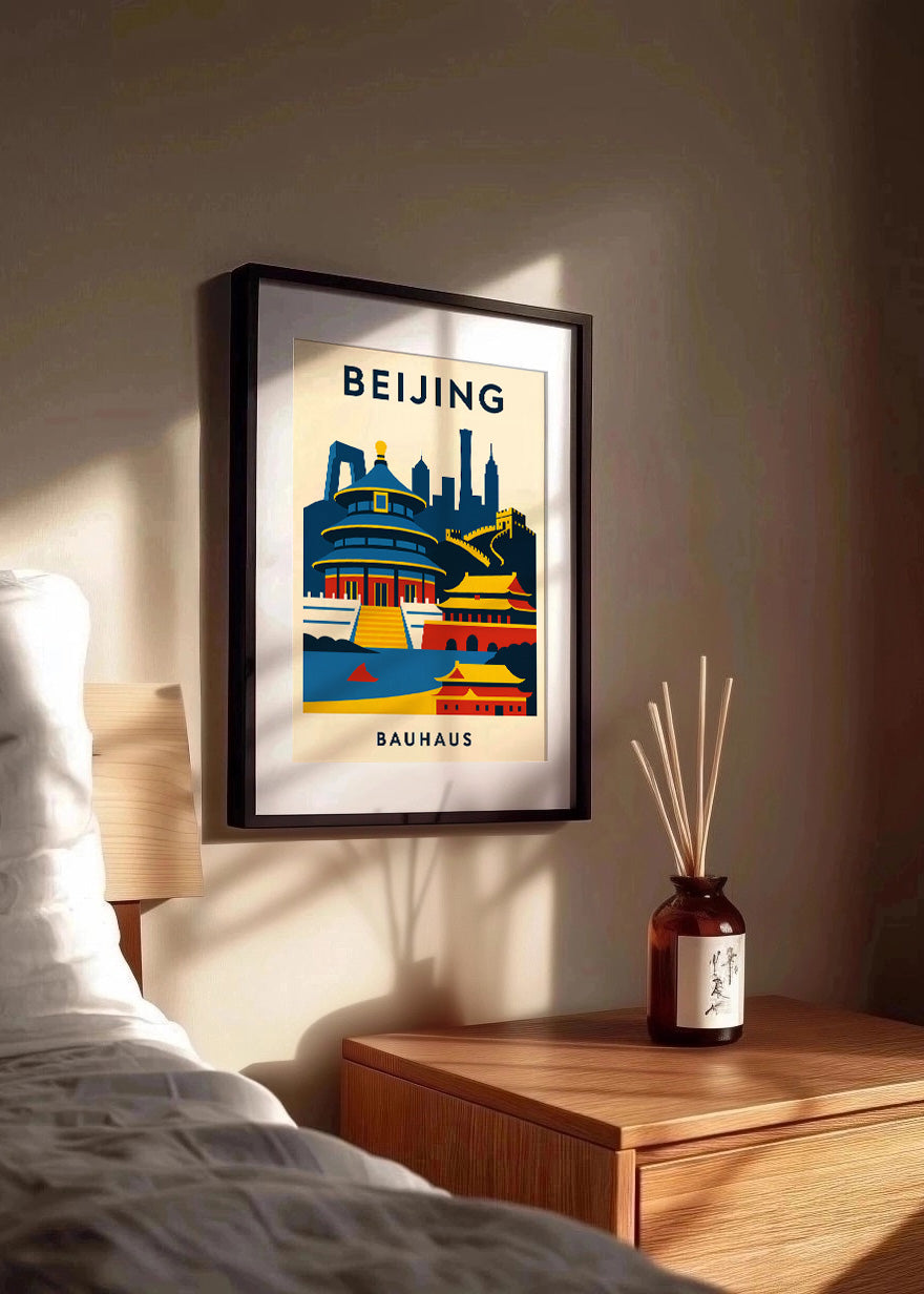 Cuadro Beijing Poster Bauhaus