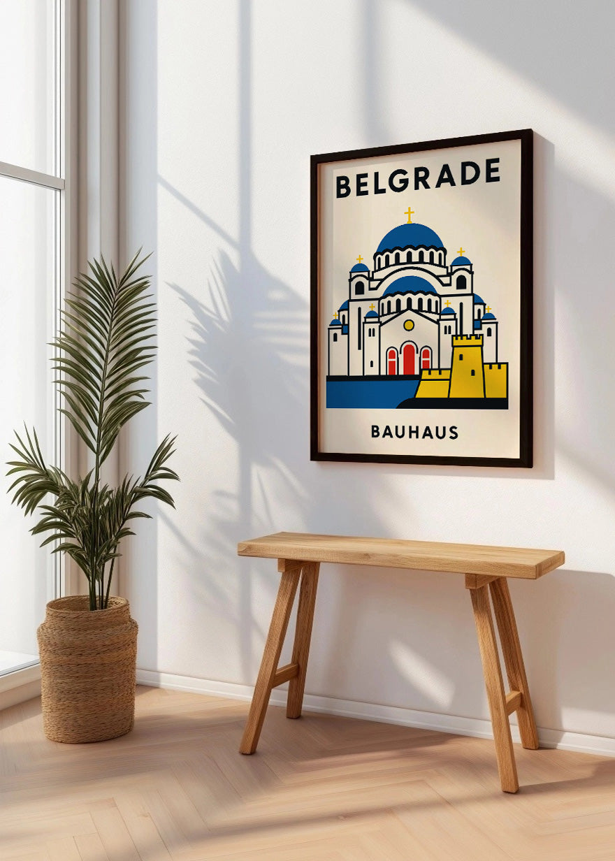Cuadro Belgrade Poster Bauhaus