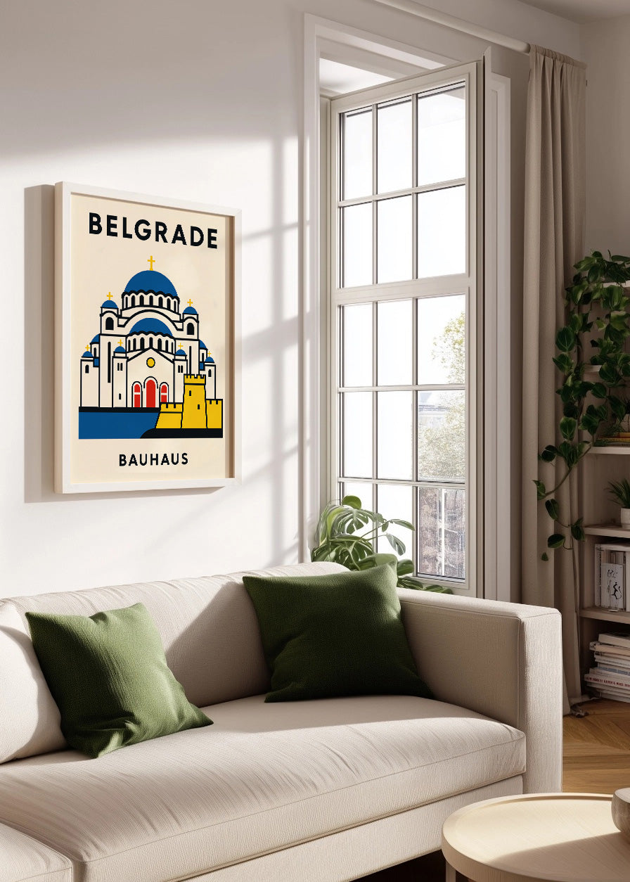 Cuadro Belgrade Poster Bauhaus