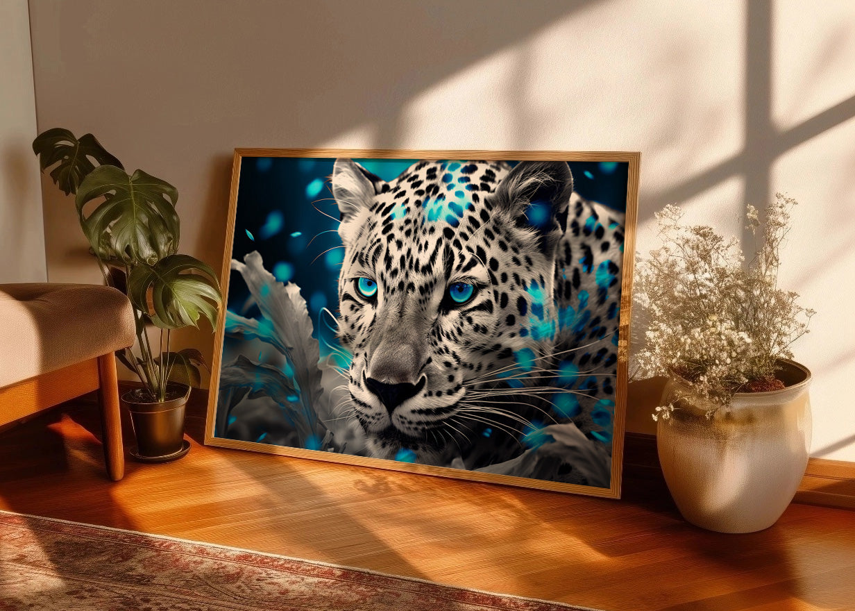 Cuadro Blue-Eyes White Tiger