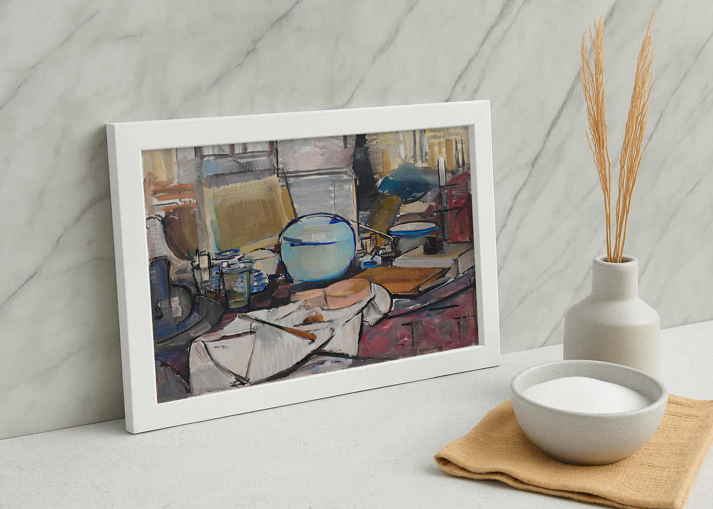 Cuadro Bodegon con jarra de jengibre (Mondrian)