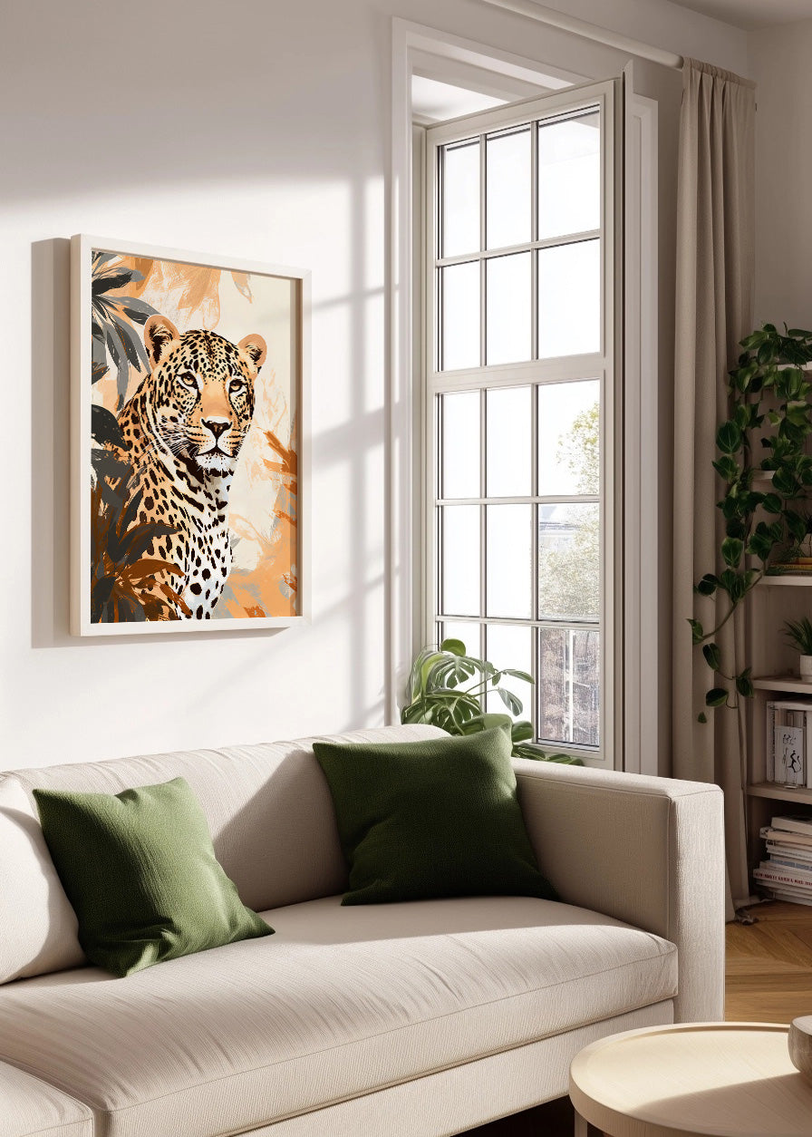 Cuadro Bohemian leopard
