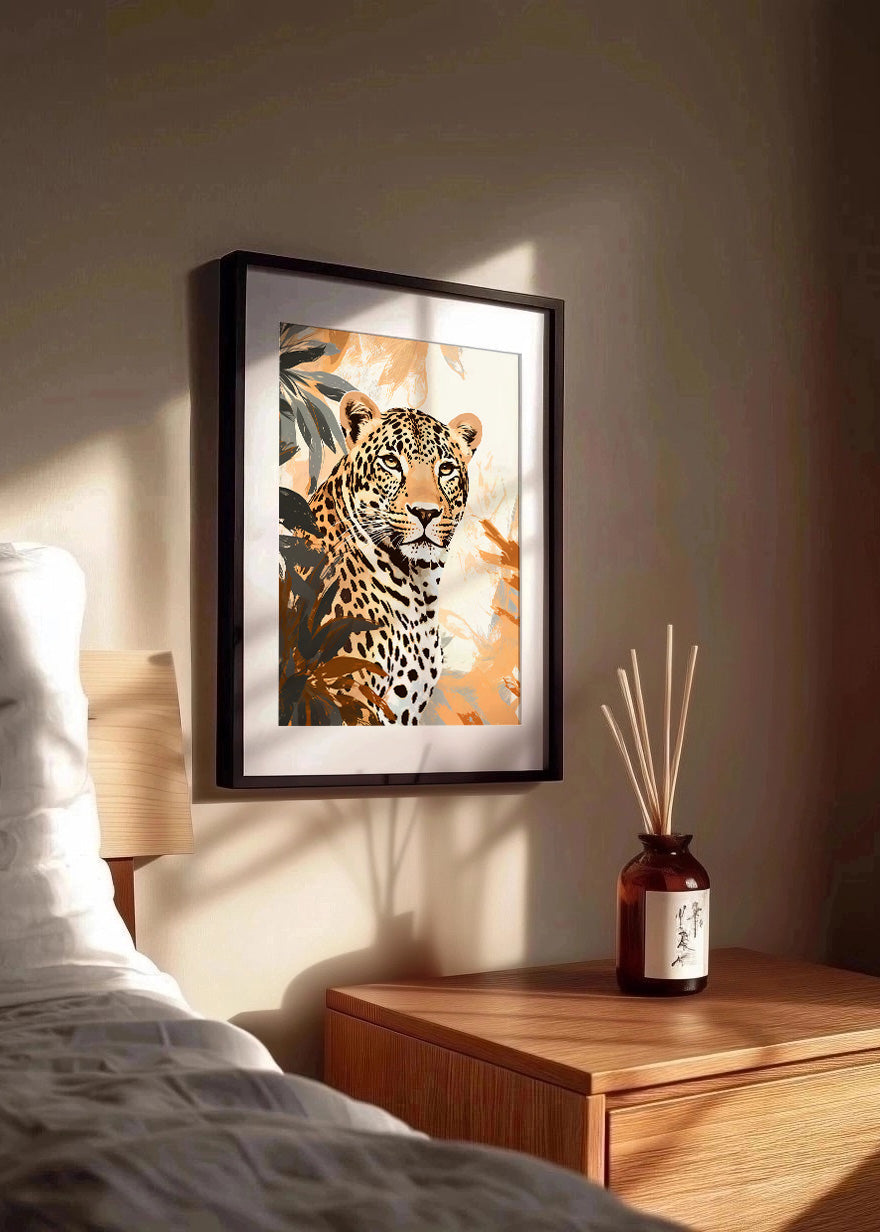 Cuadro Bohemian leopard