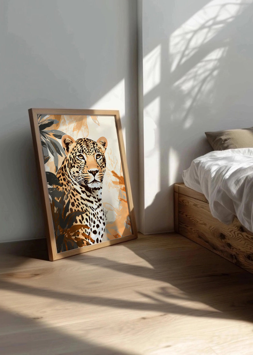 Cuadro Bohemian leopard