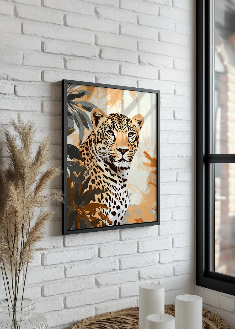 Cuadro Bohemian leopard