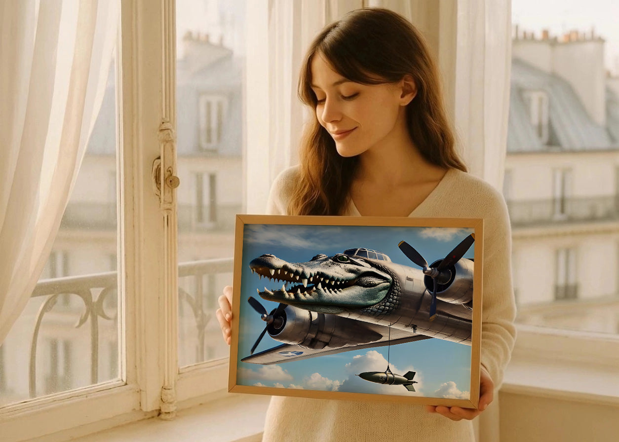 Cuadro Bombardiro Crocodilo aa