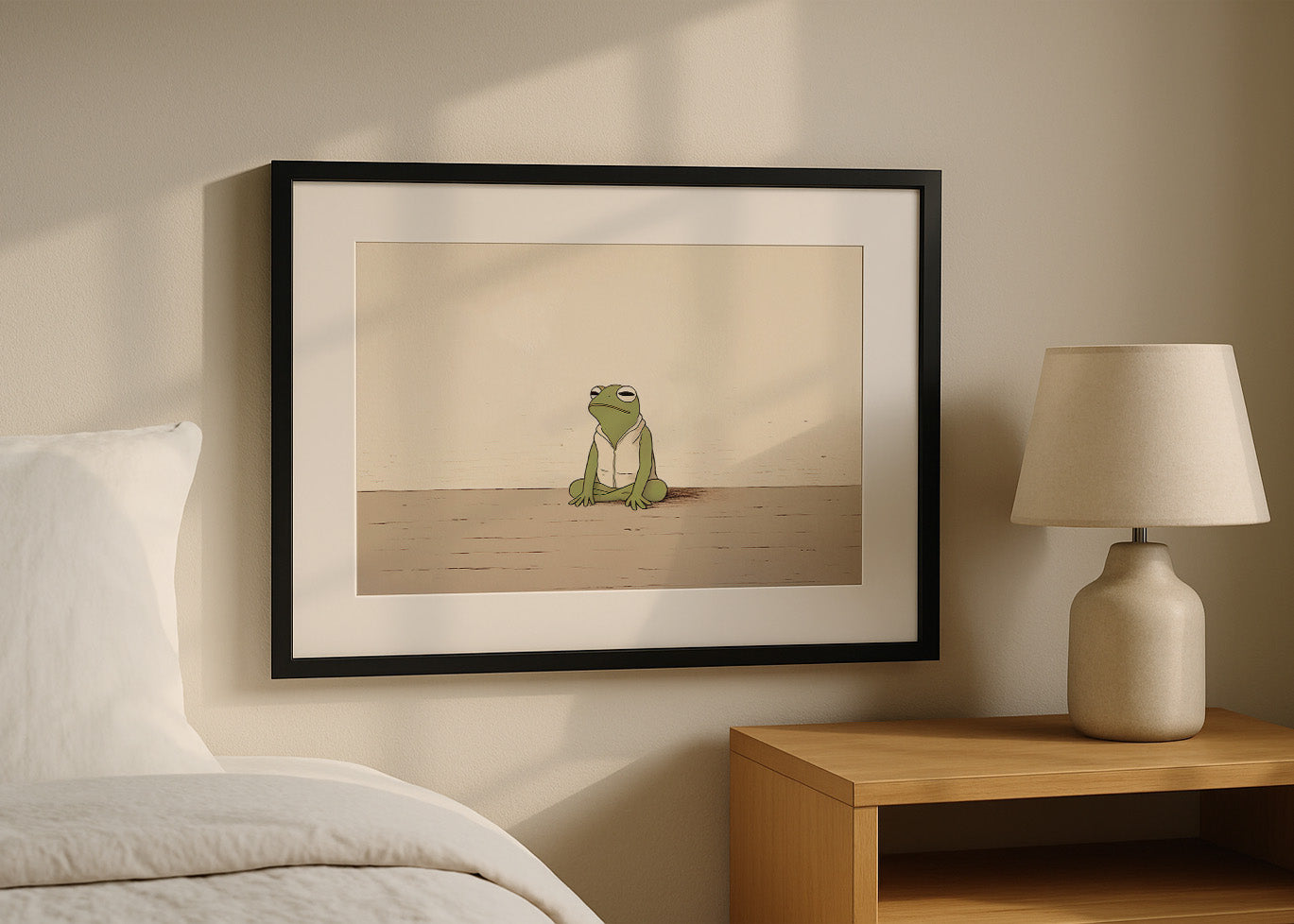 Cuadro Bored frog