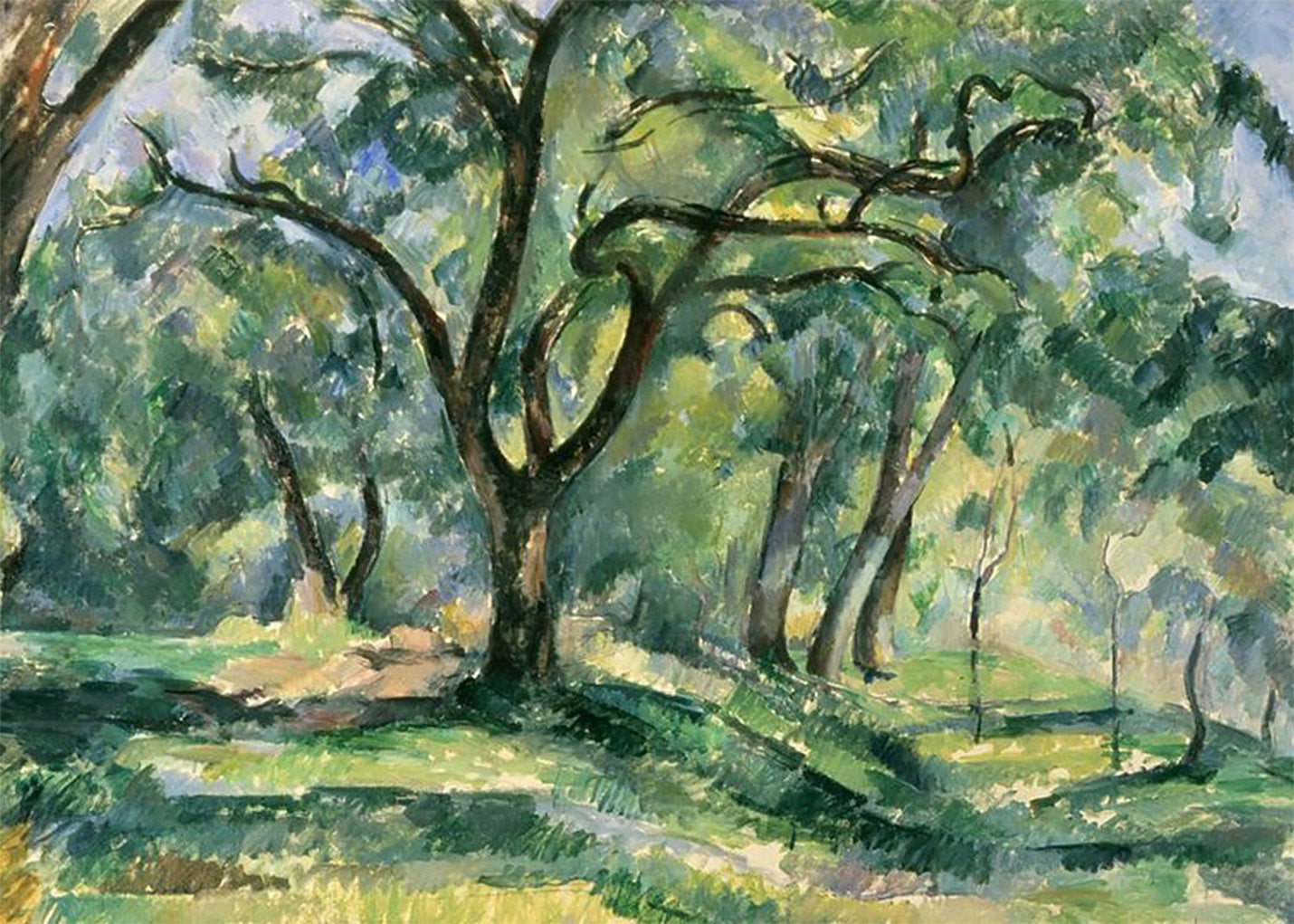 Cuadro Bosque (Cezanne)