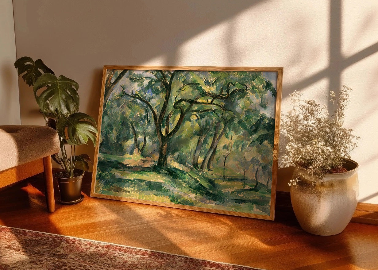 Cuadro Bosque (Cezanne)