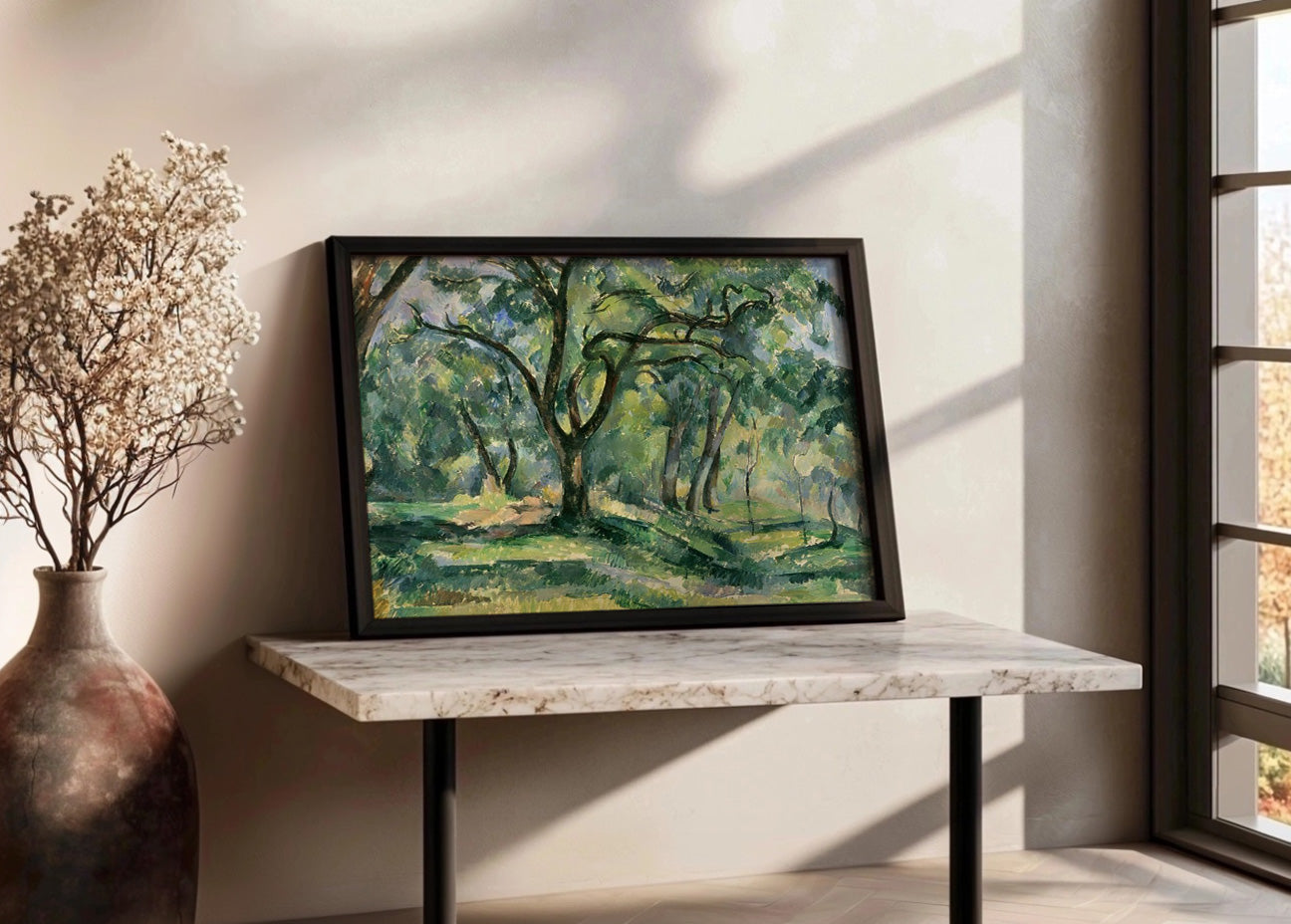 Cuadro Bosque (Cezanne)