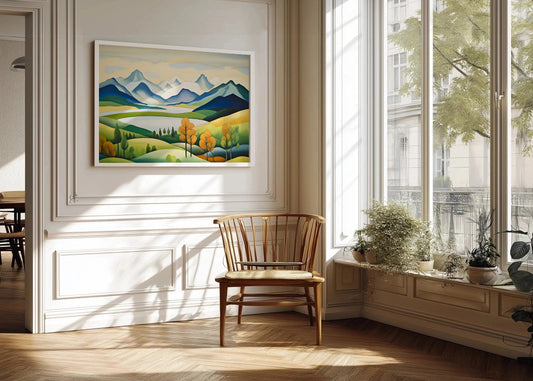 Cuadro Bosque de montaña