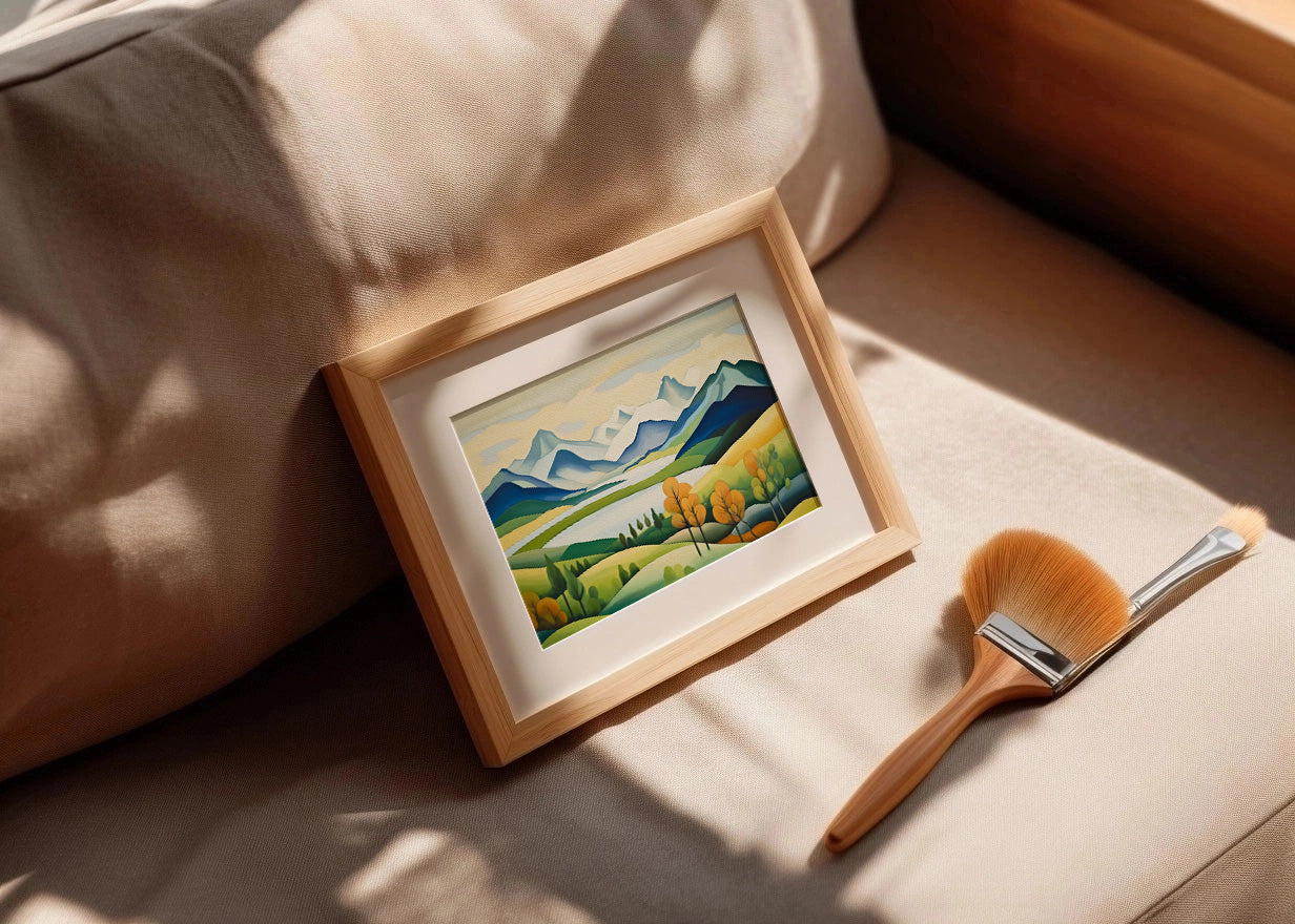 Cuadro Bosque de montaña