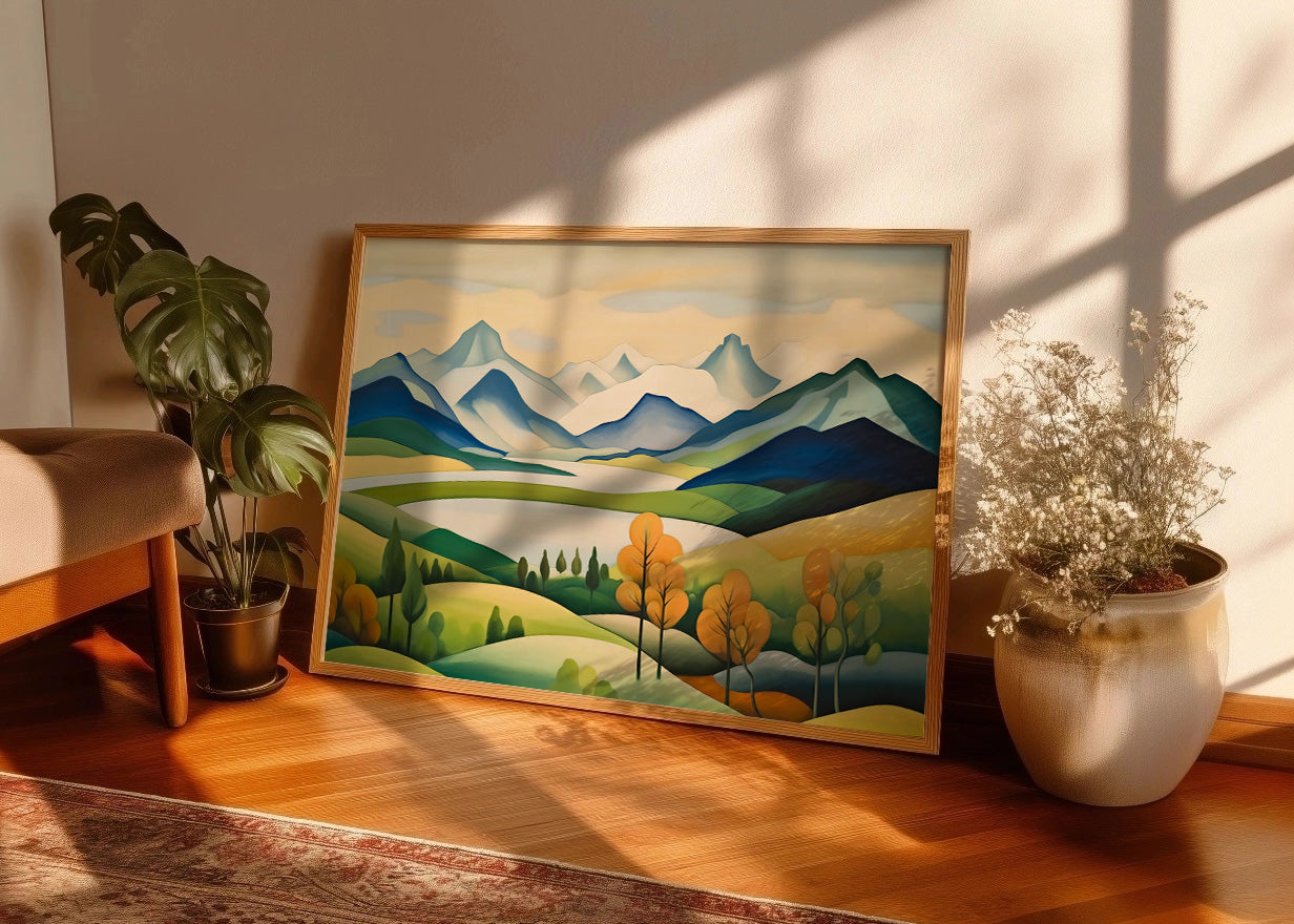 Cuadro Bosque de montaña