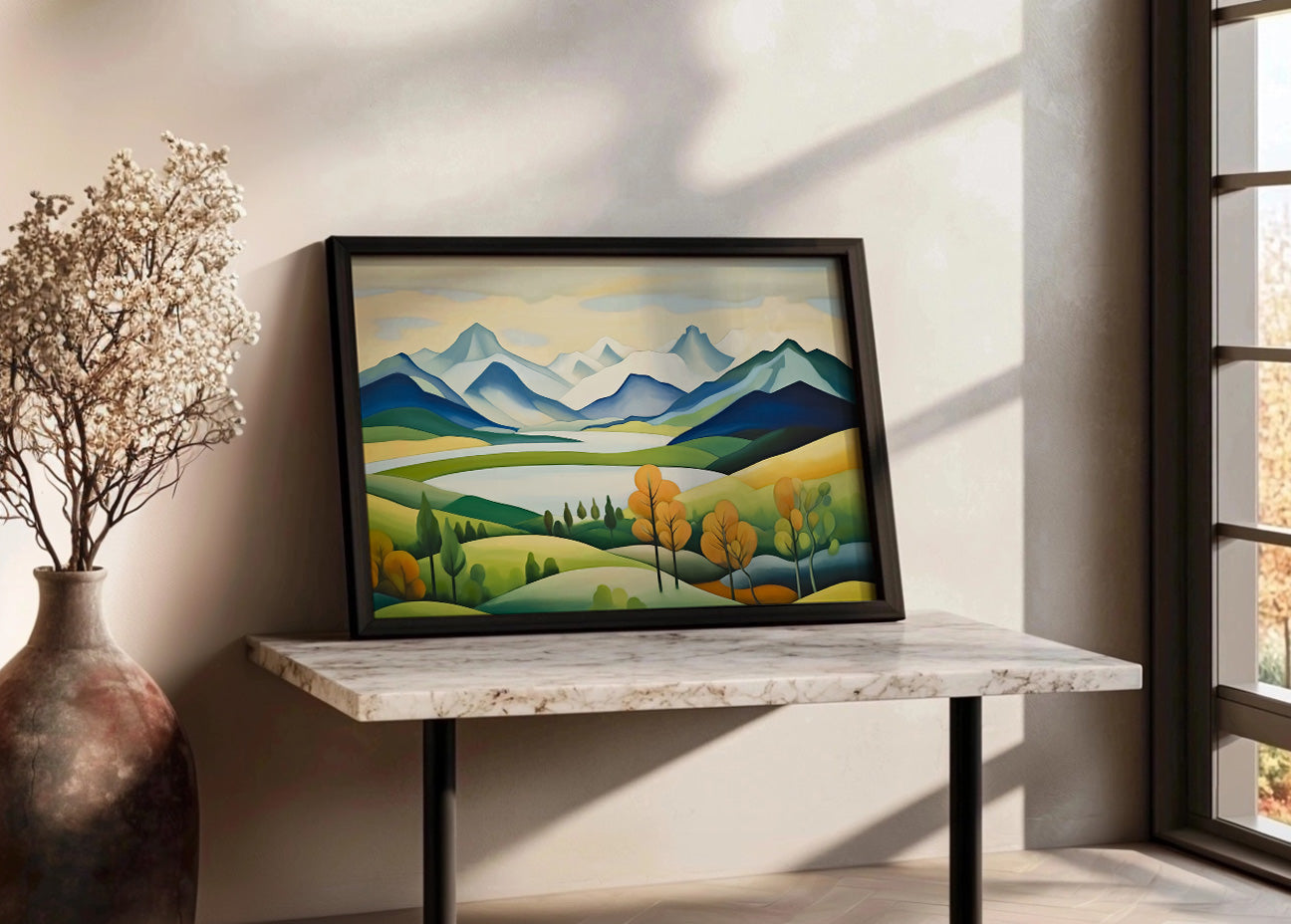 Cuadro Bosque de montaña