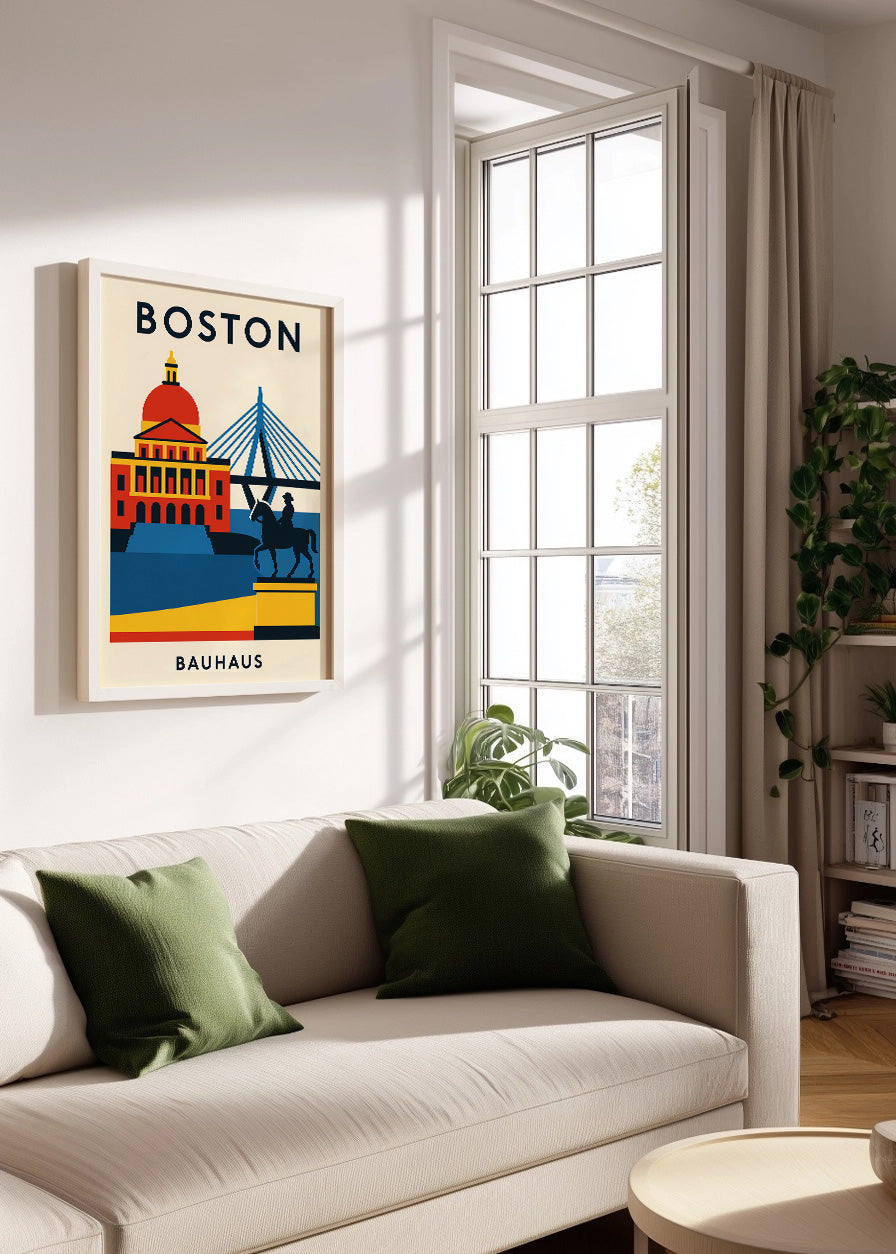 Cuadro Boston Poster Bauhaus