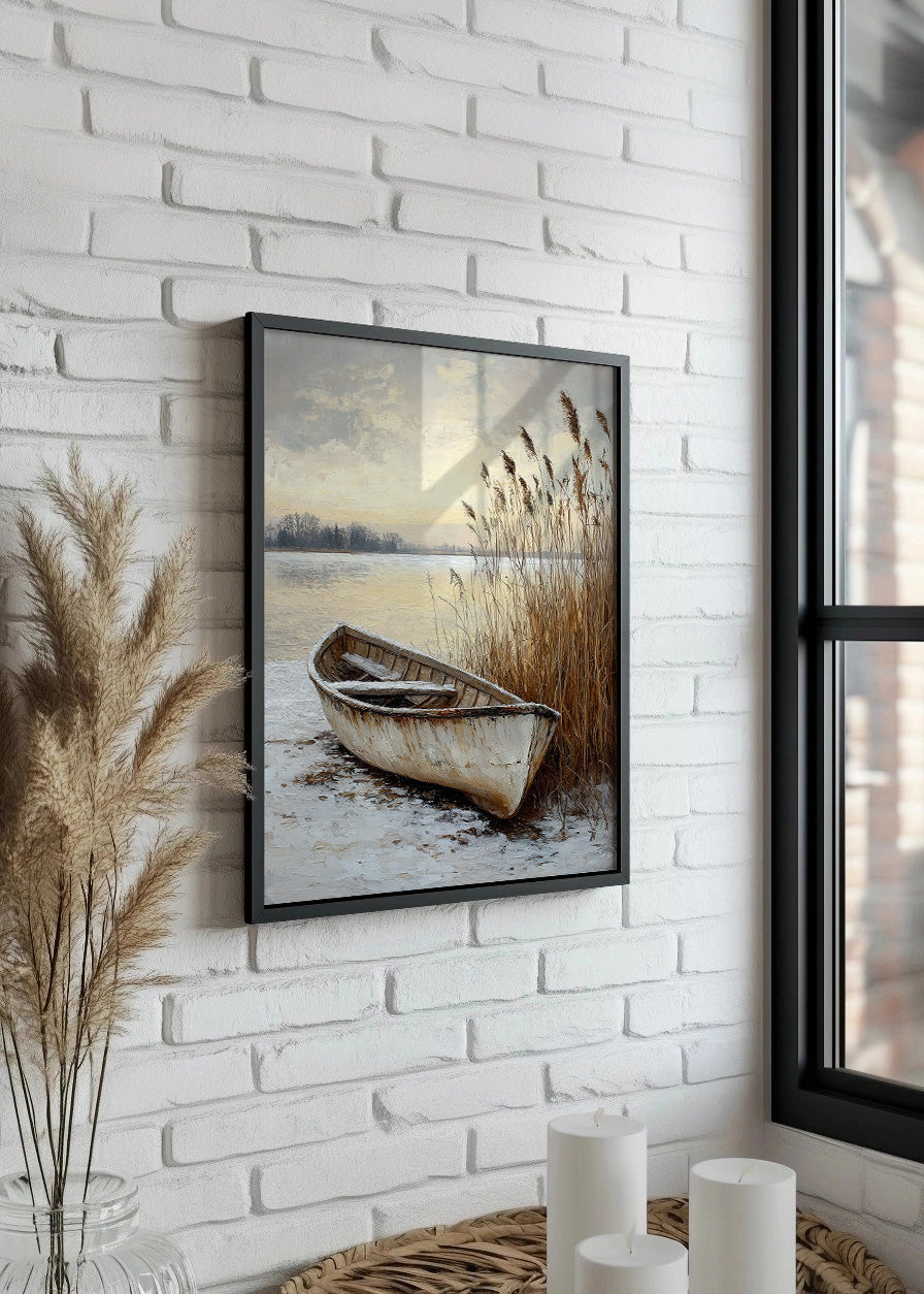Cuadro Bote en el lago