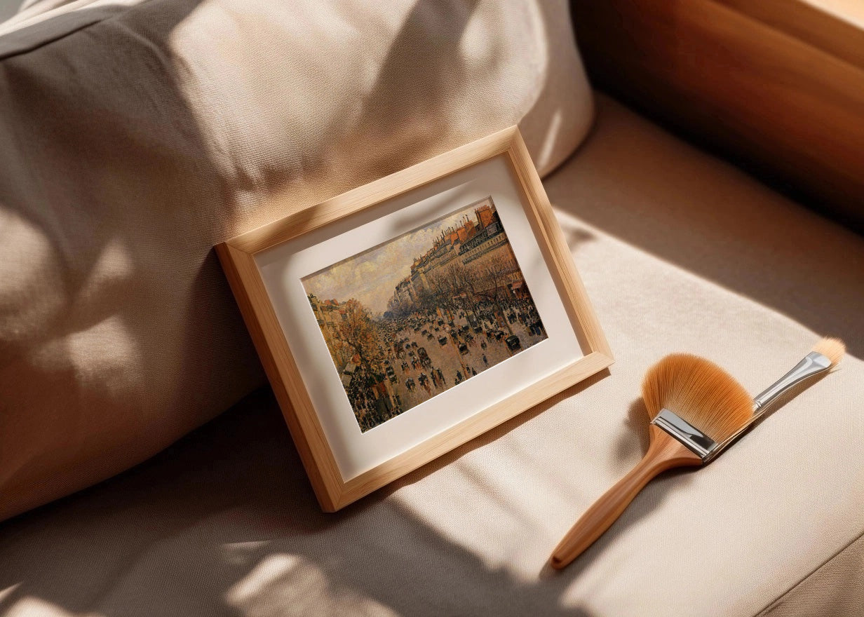 Cuadro Boulevard Montmartre, sol de la tarde (Pissarro)