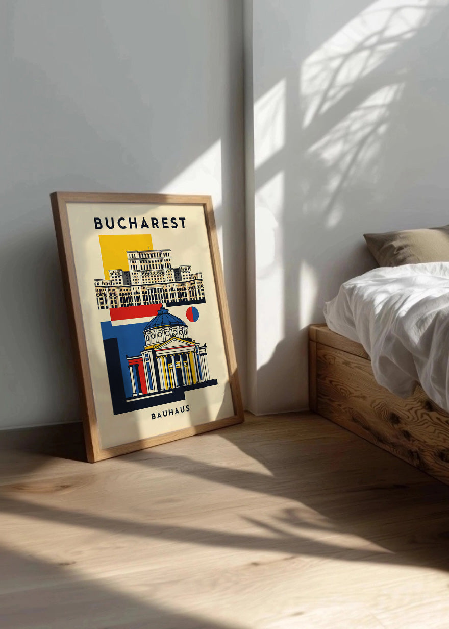 Cuadro Bucharest Poster Bauhaus