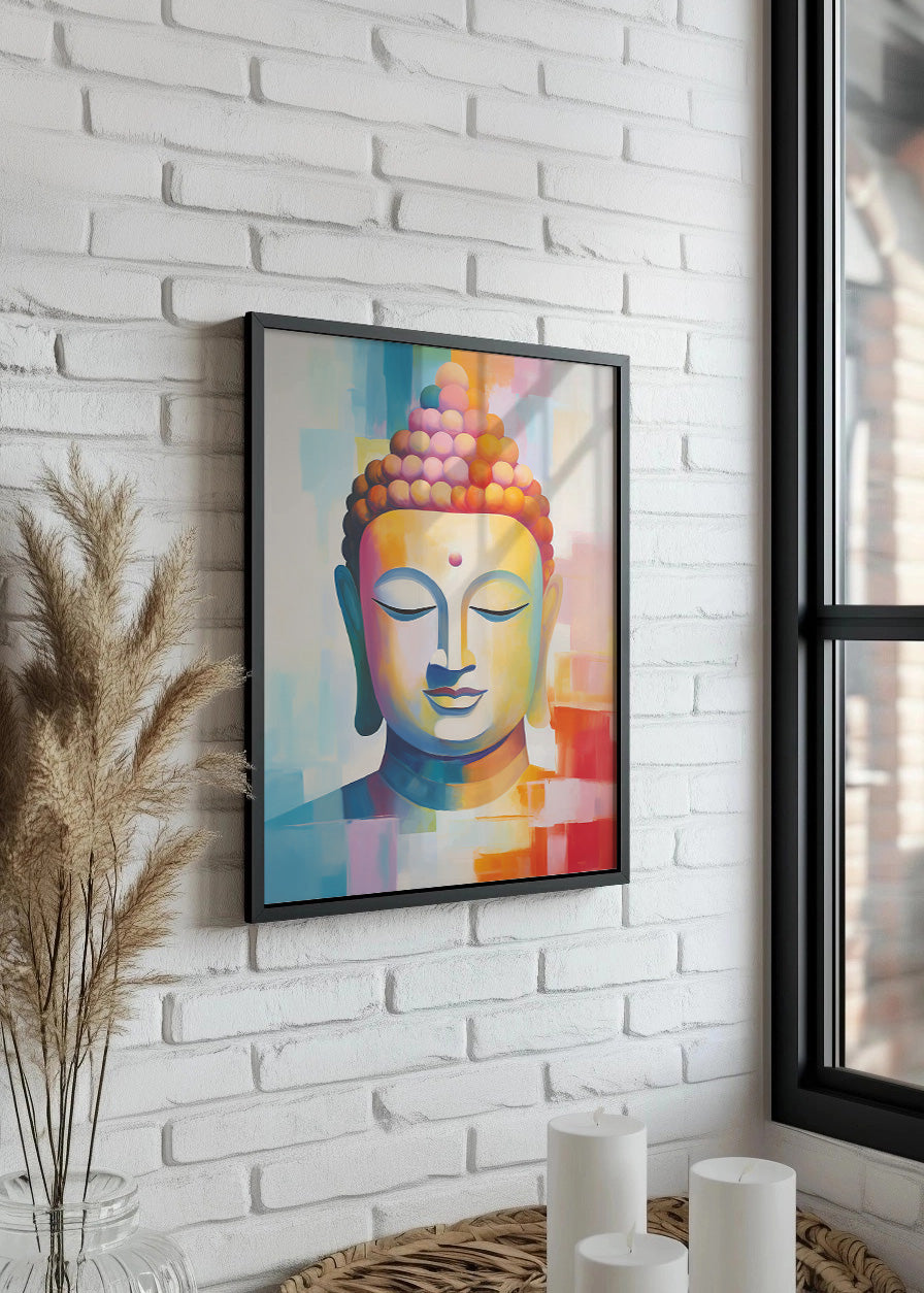 Cuadro Buddha face