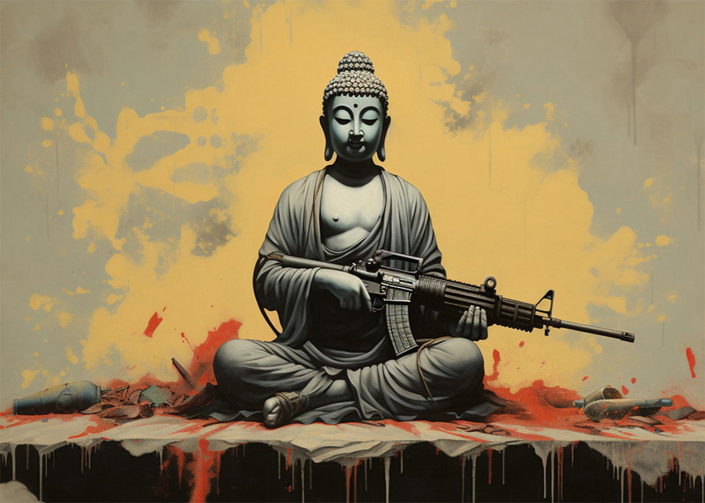 Cuadro Keep calm Buddha...