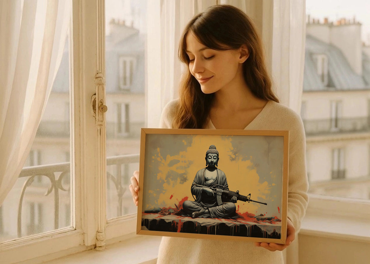 Cuadro Keep calm Buddha...