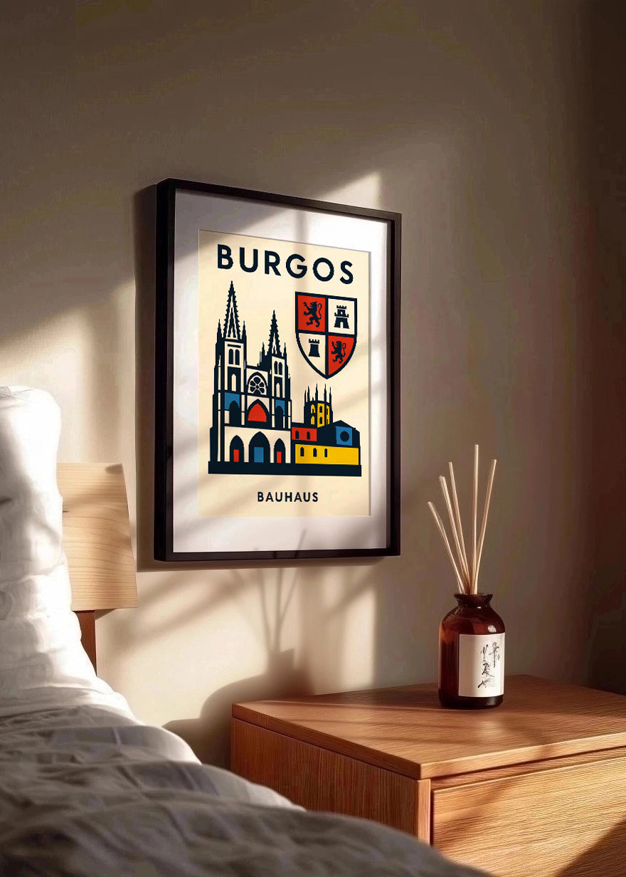 Cuadro Burgos Poster Bauhaus