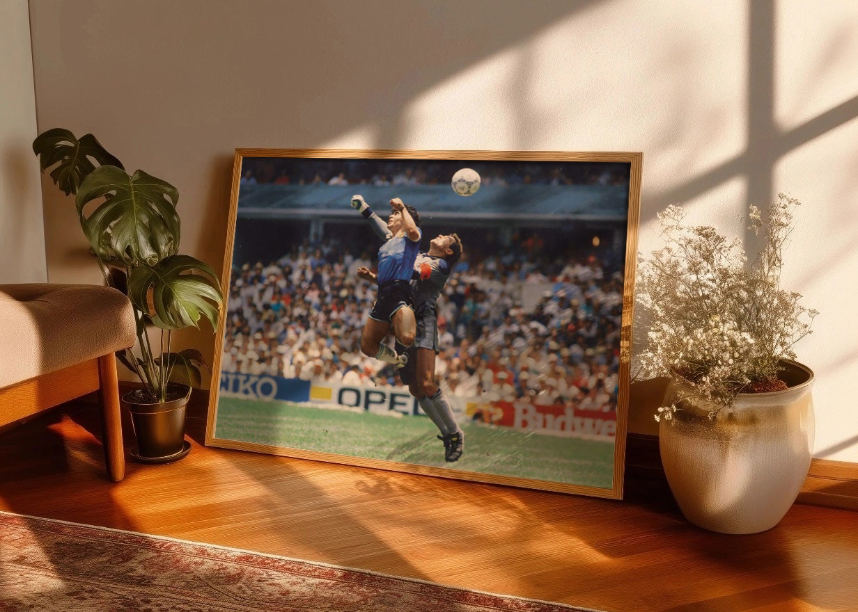 Cuadro La mano de dios - Gol Maradona