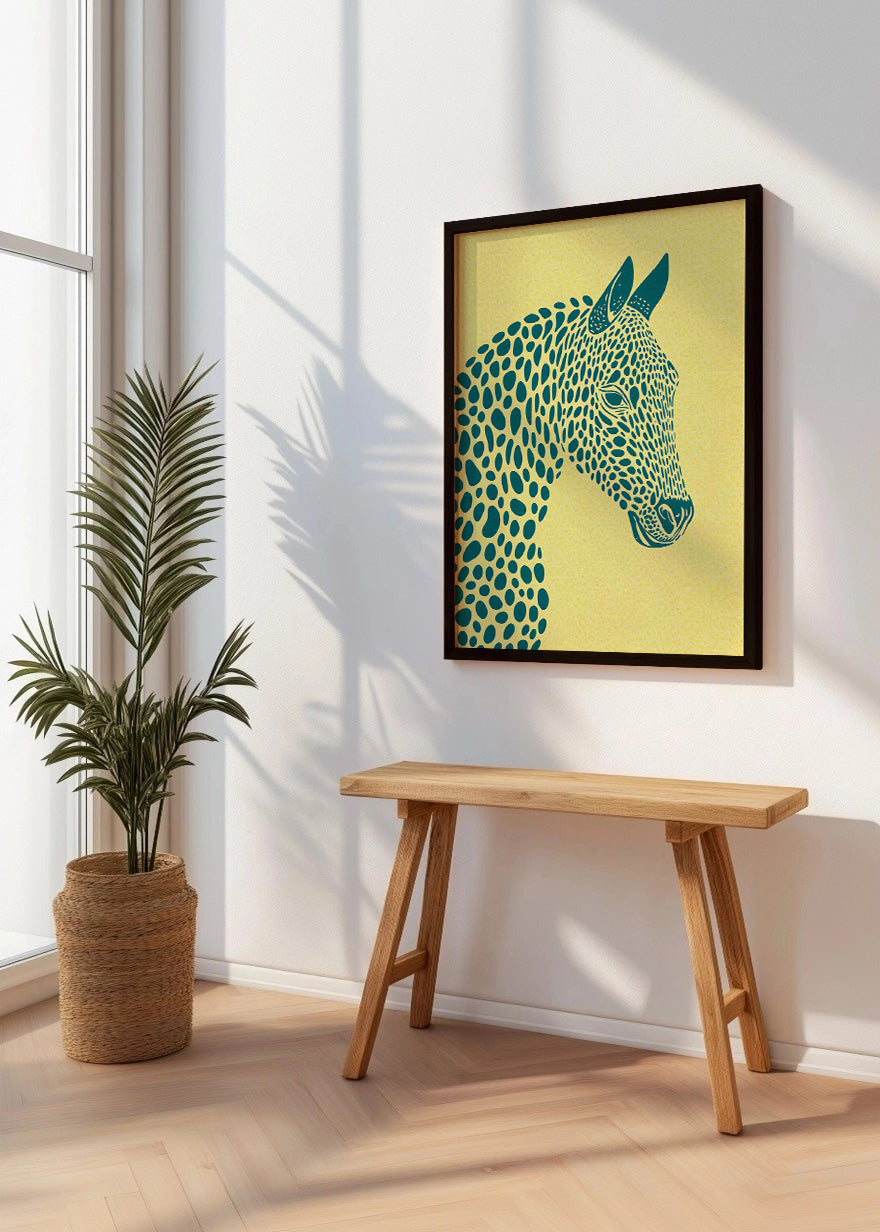 Cuadro Caballo minimalista