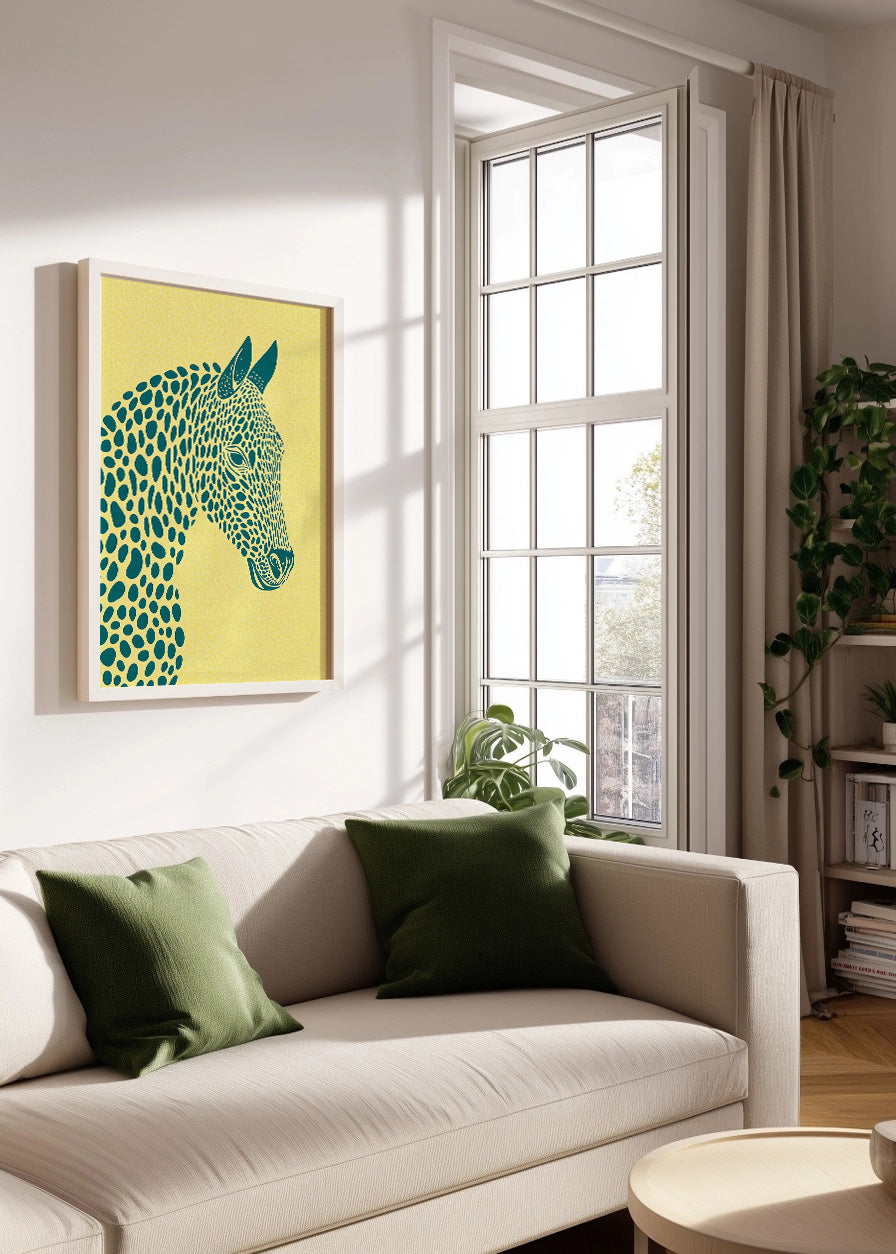 Cuadro Caballo minimalista