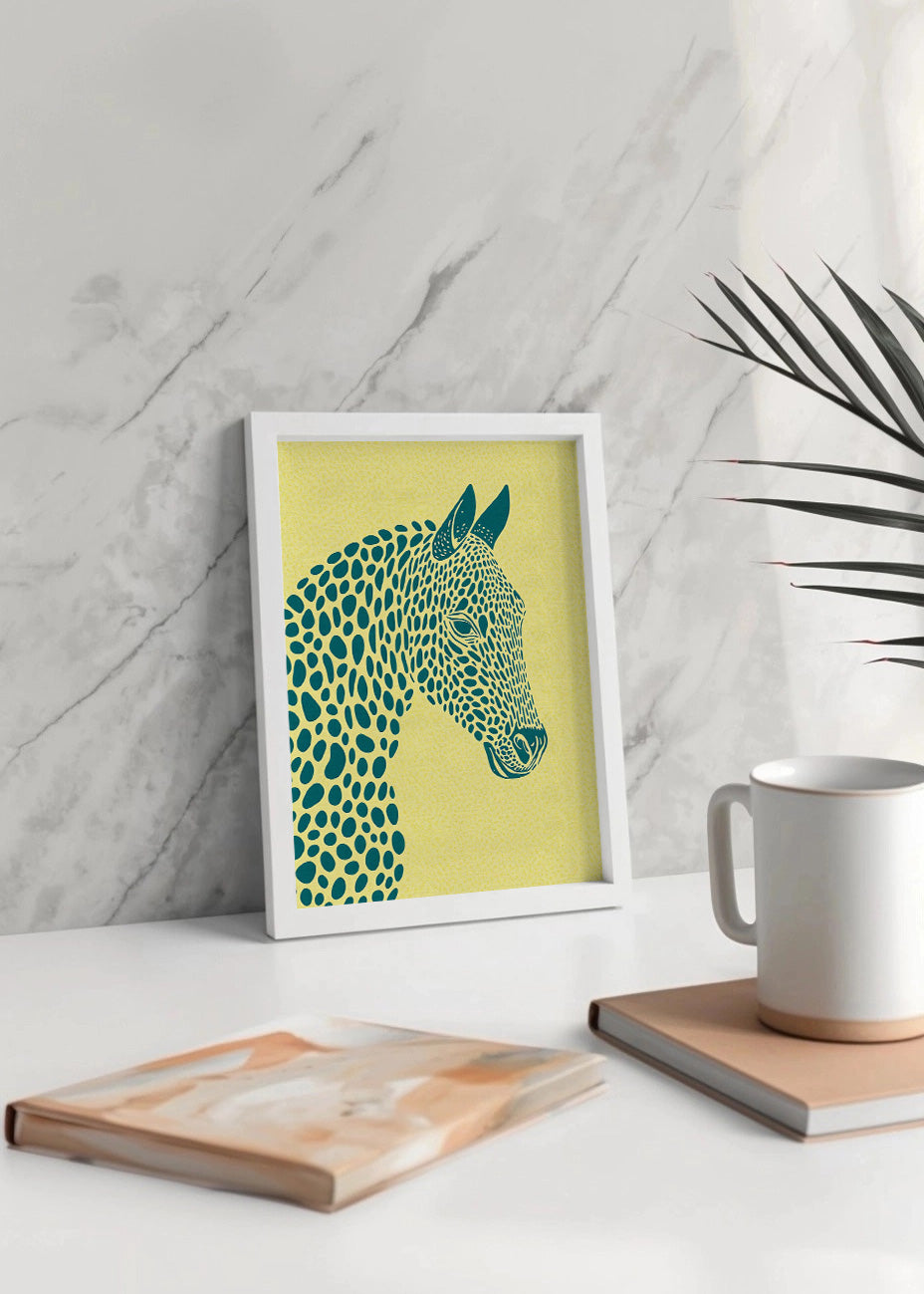 Cuadro Caballo minimalista