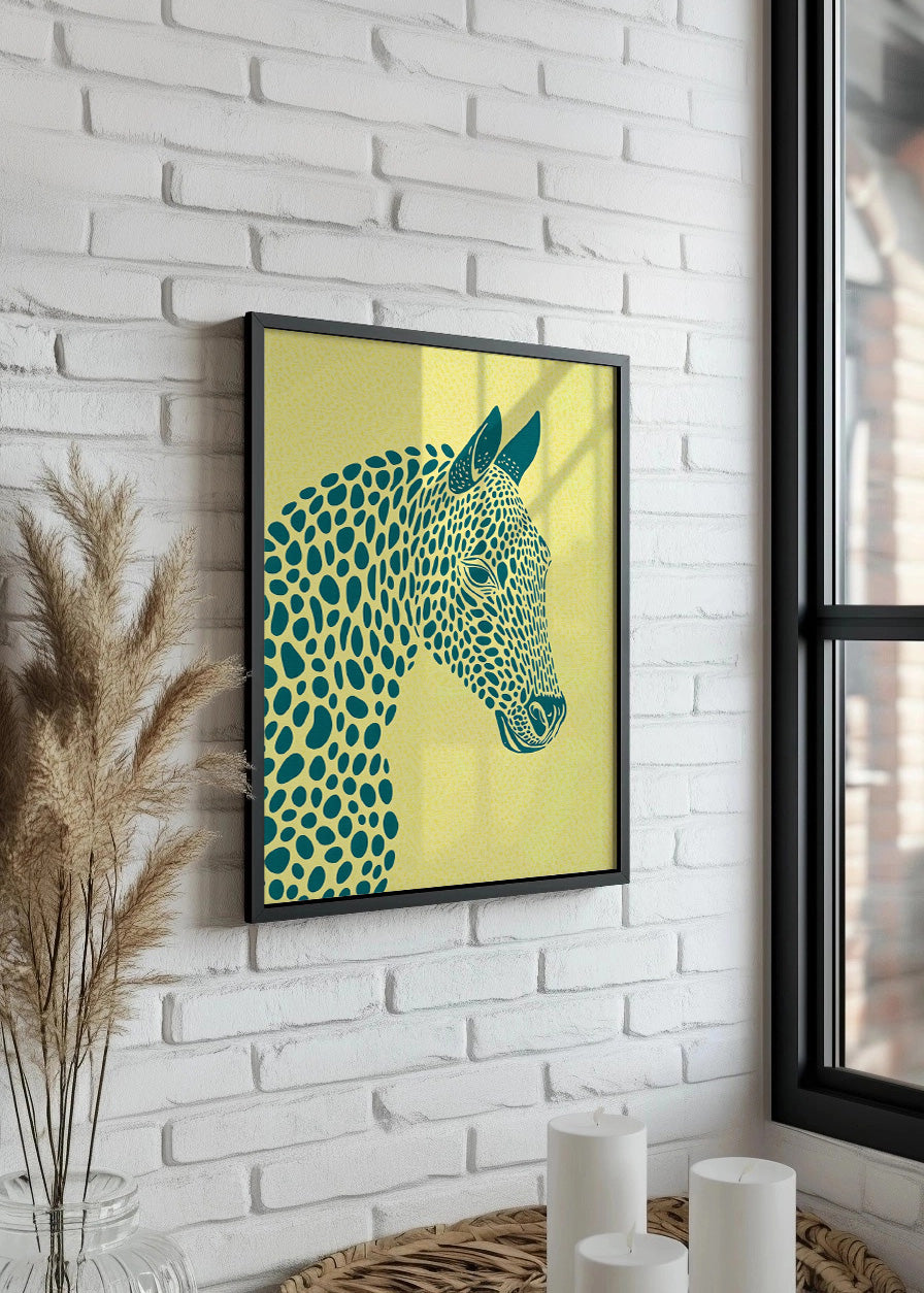 Cuadro Caballo minimalista