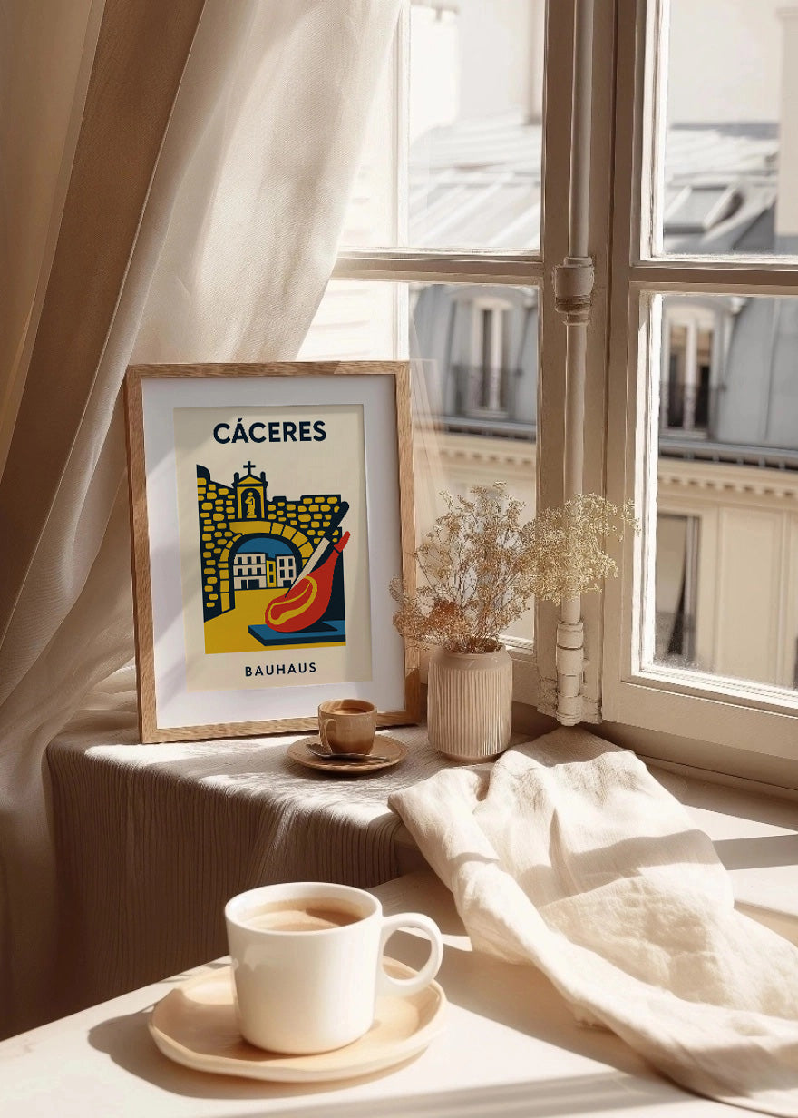 Cuadro Cáceres Poster Bauhaus