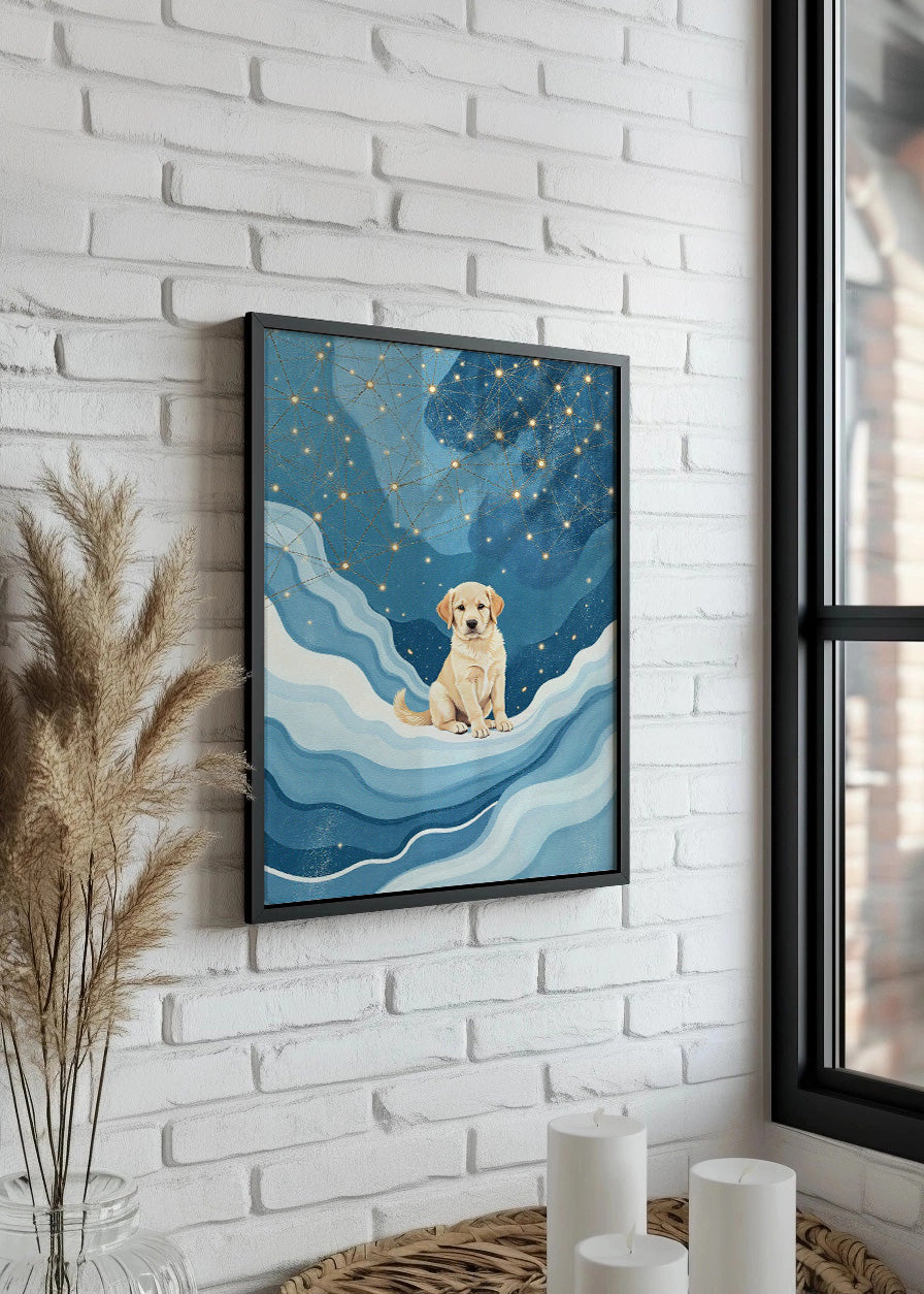Cuadro Cachorro en el cielo
