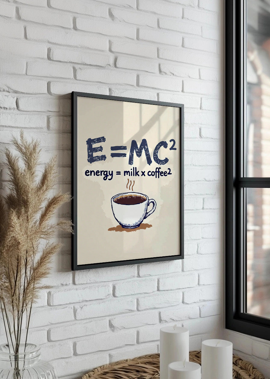Cuadro Café E MC2