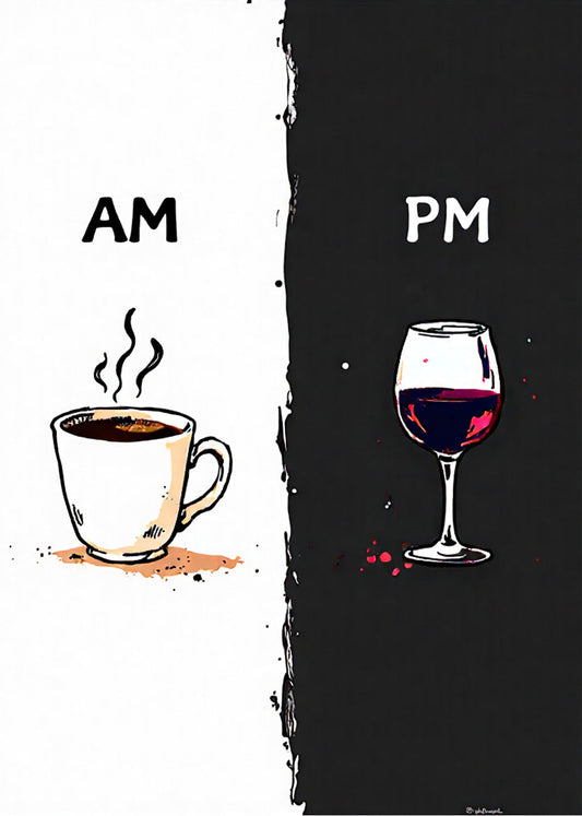 Cuadro Café y Vino AM PM