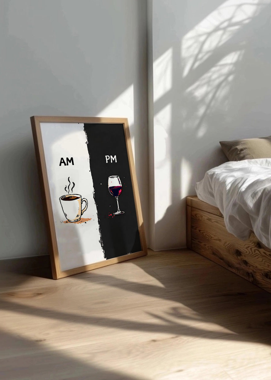 Cuadro Café y Vino AM PM