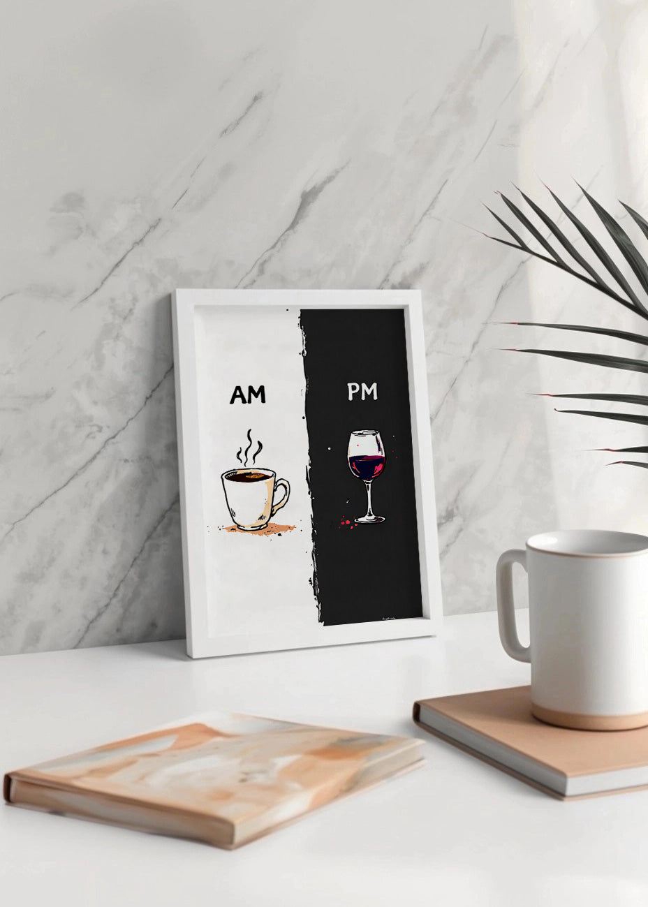 Cuadro Café y Vino AM PM
