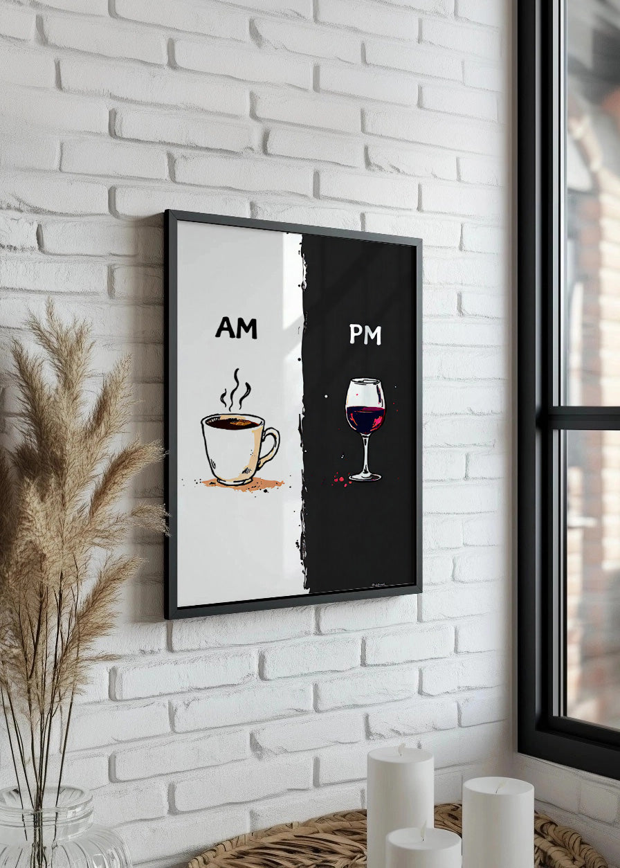 Cuadro Café y Vino AM PM