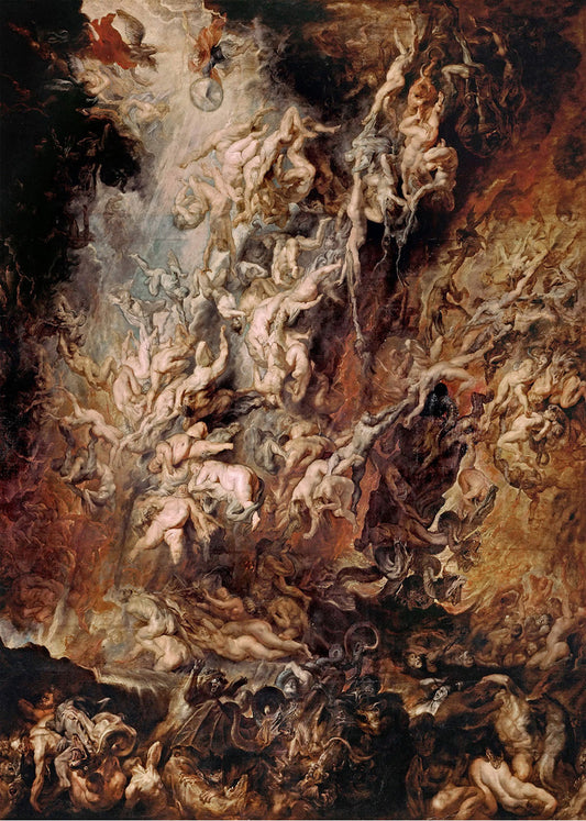 Cuadro Caída de los ángeles rebeldes (Rubens)