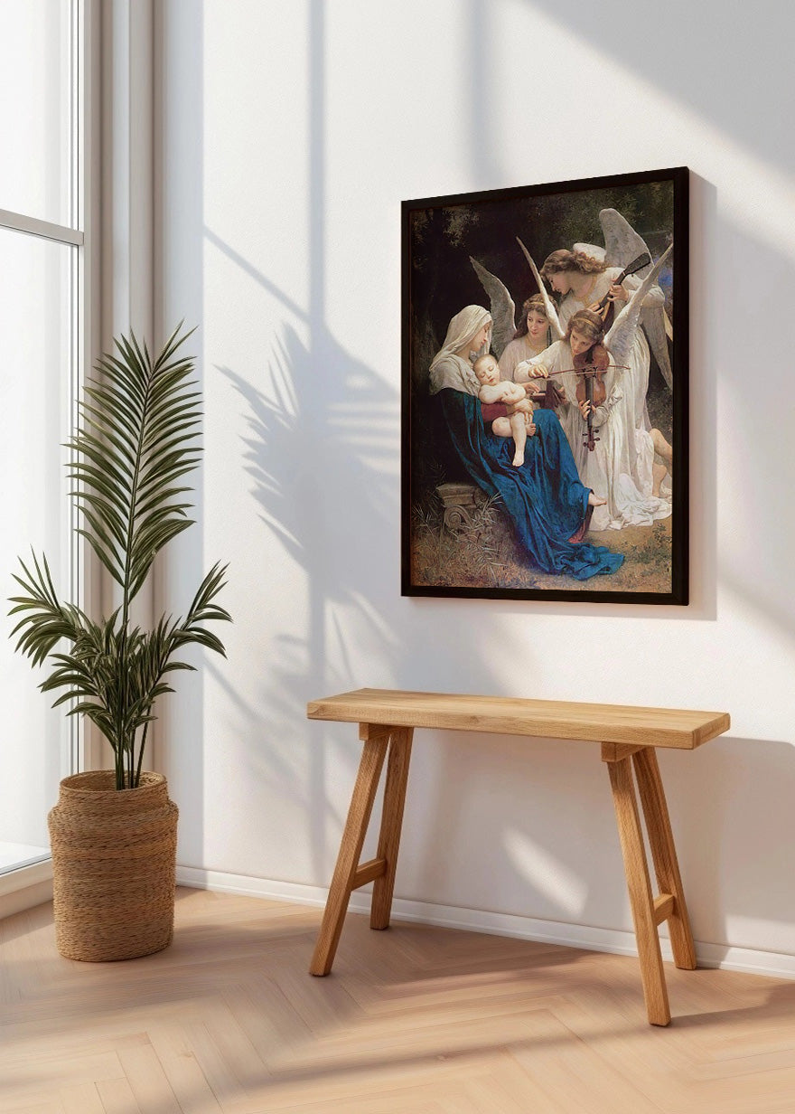 Cuadro Canción de los ángeles (Bouguereau)