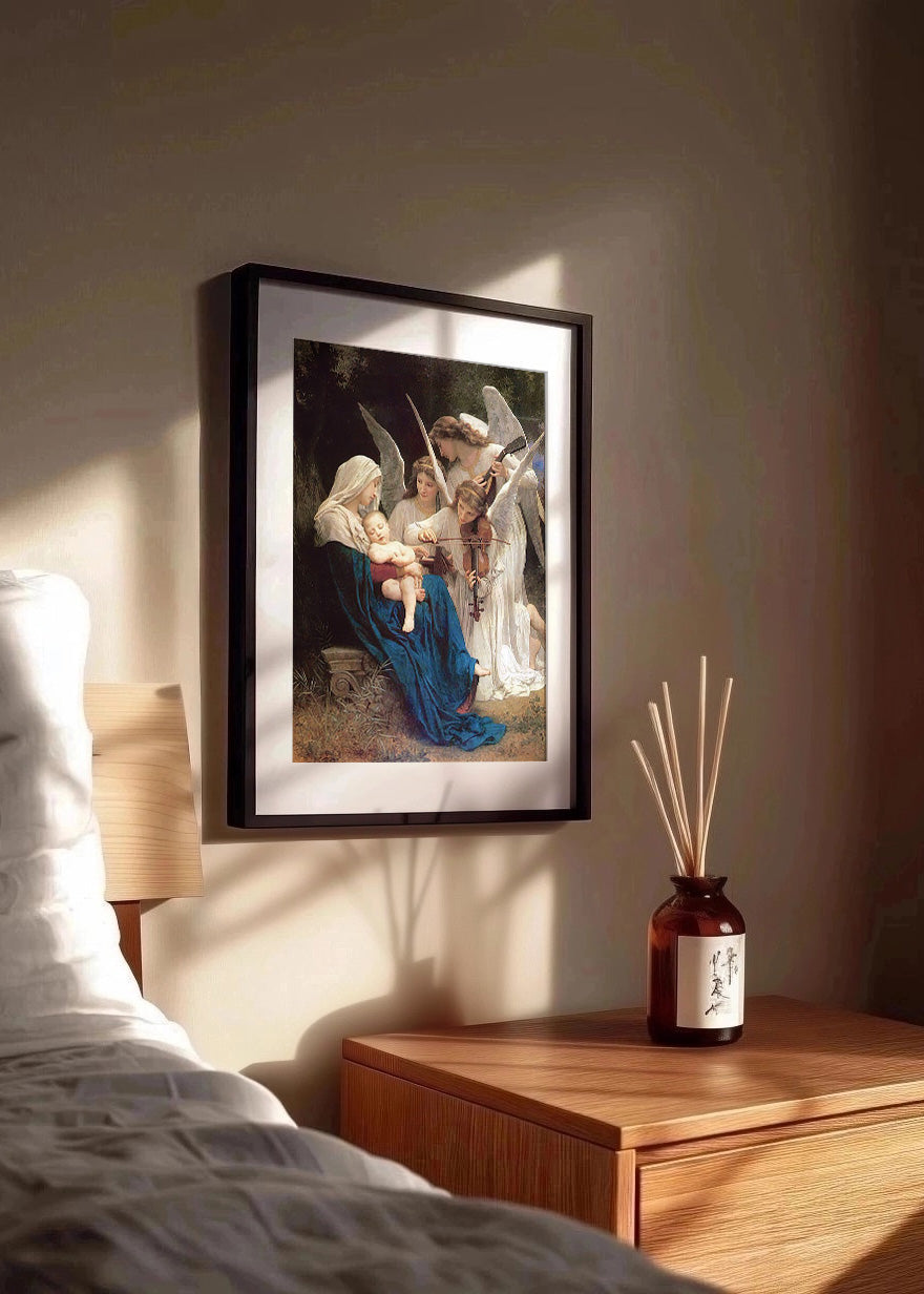 Cuadro Canción de los ángeles (Bouguereau)