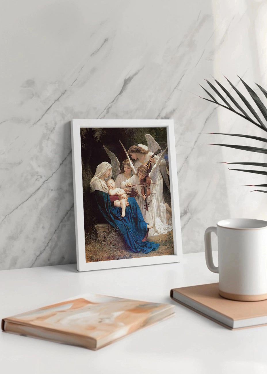 Cuadro Canción de los ángeles (Bouguereau)