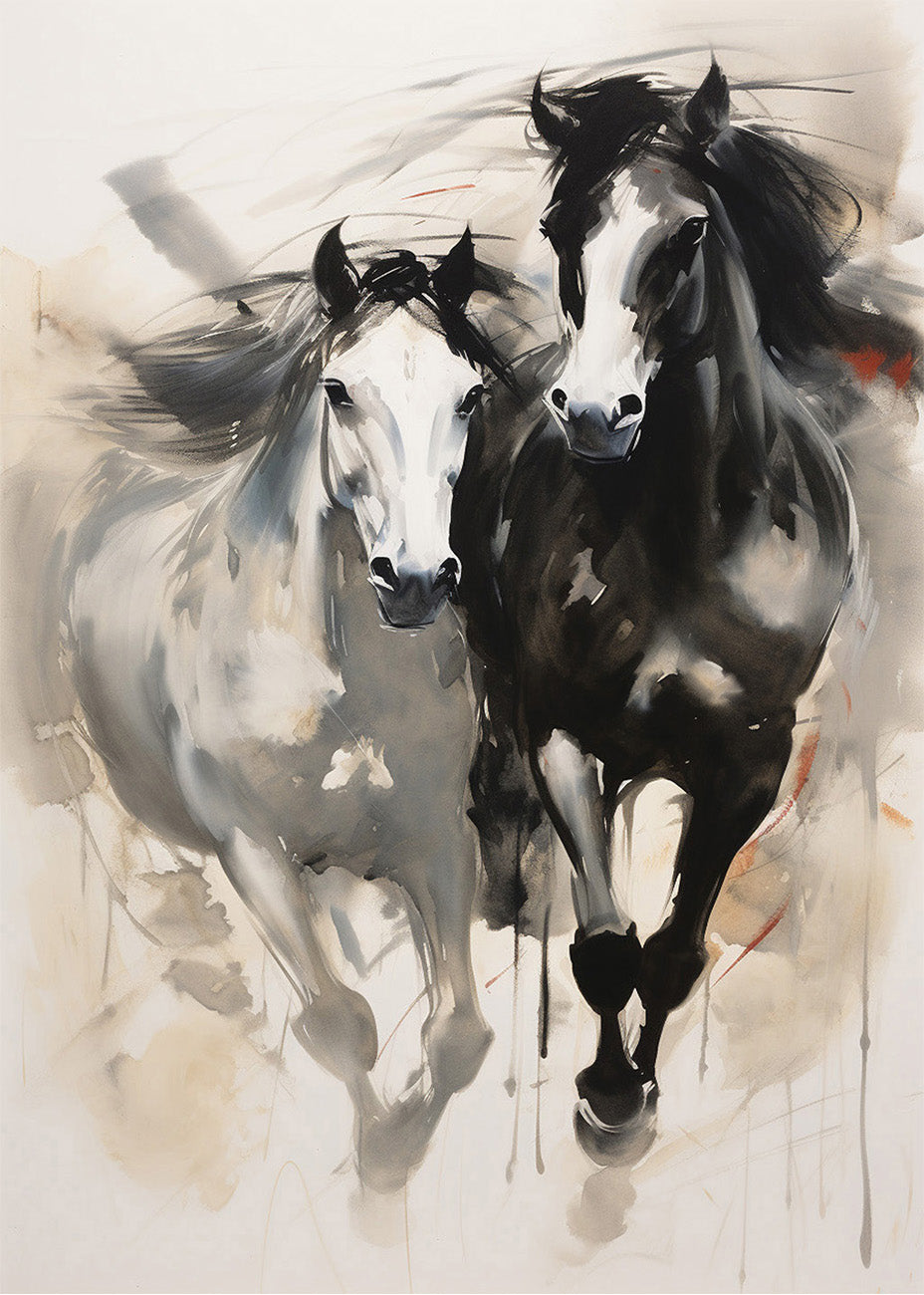 Cuadro Carrera de caballos I