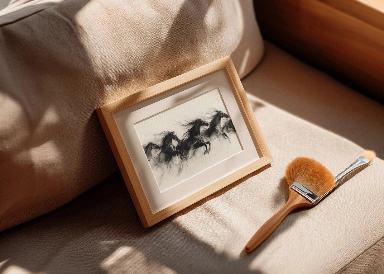 Cuadro Carrera de caballos II