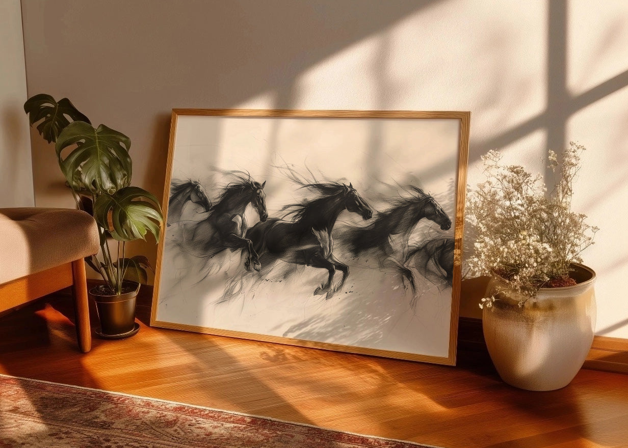 Cuadro Carrera de caballos II