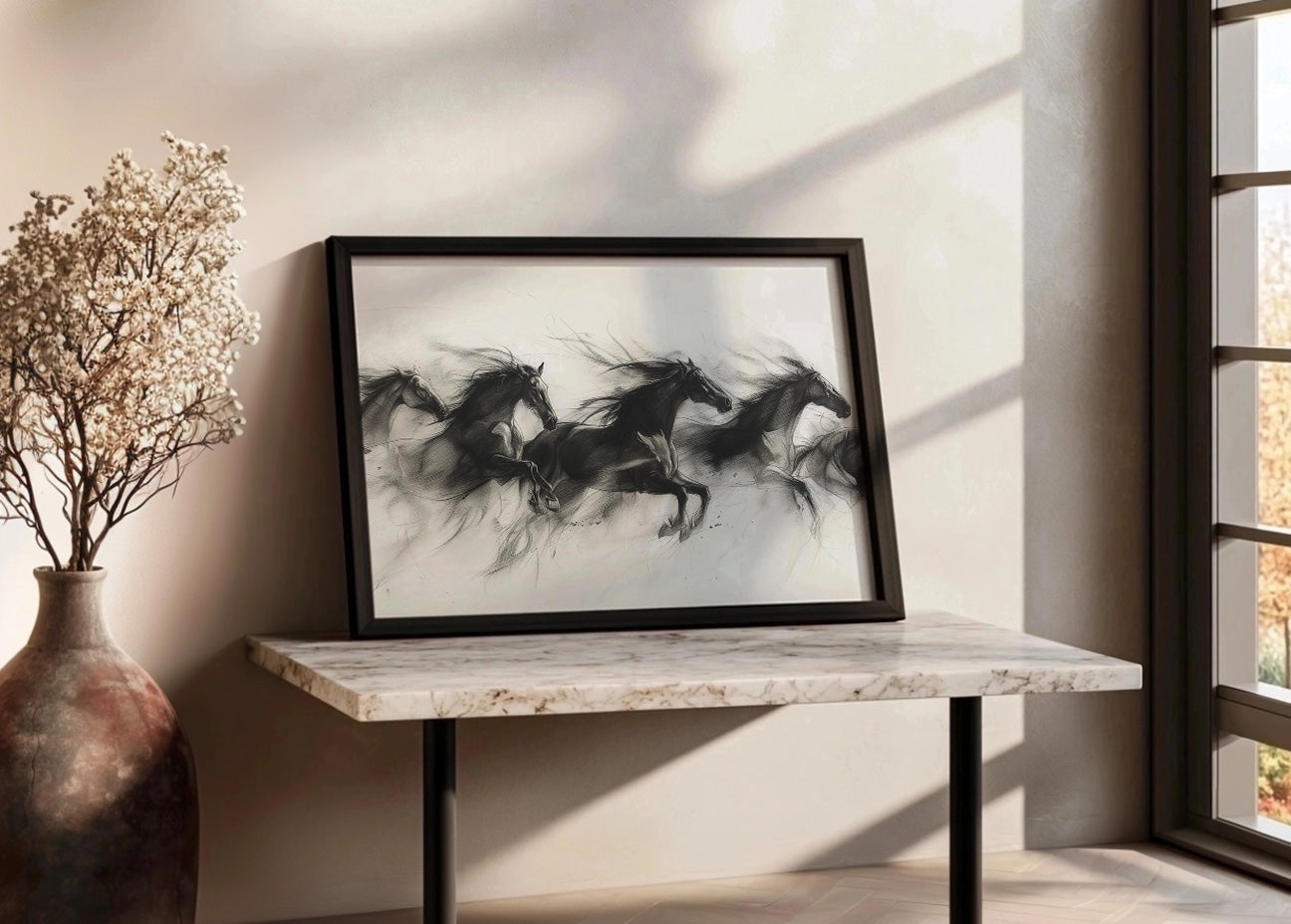 Cuadro Carrera de caballos II