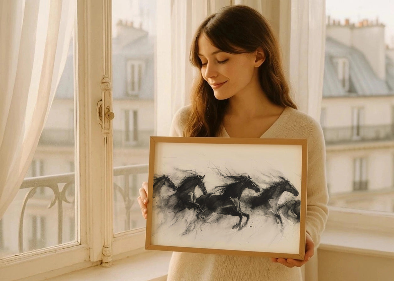 Cuadro Carrera de caballos II