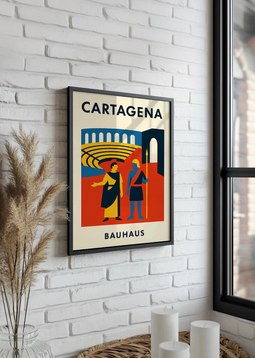 Cuadro Cartagena Poster Bauhaus